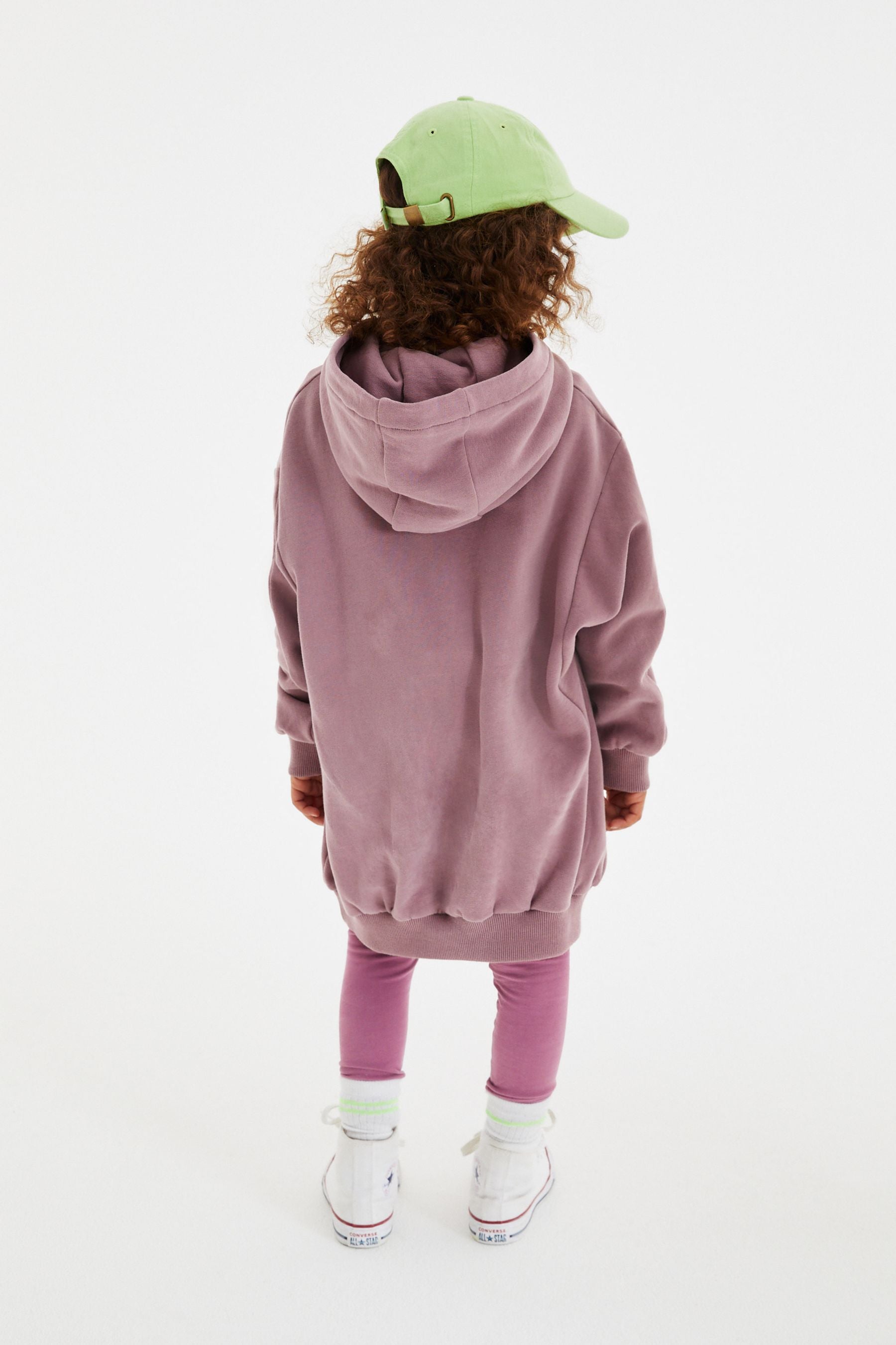 Purple Amazing Embossed Hoodie And Leggings Set (3-16yrs)