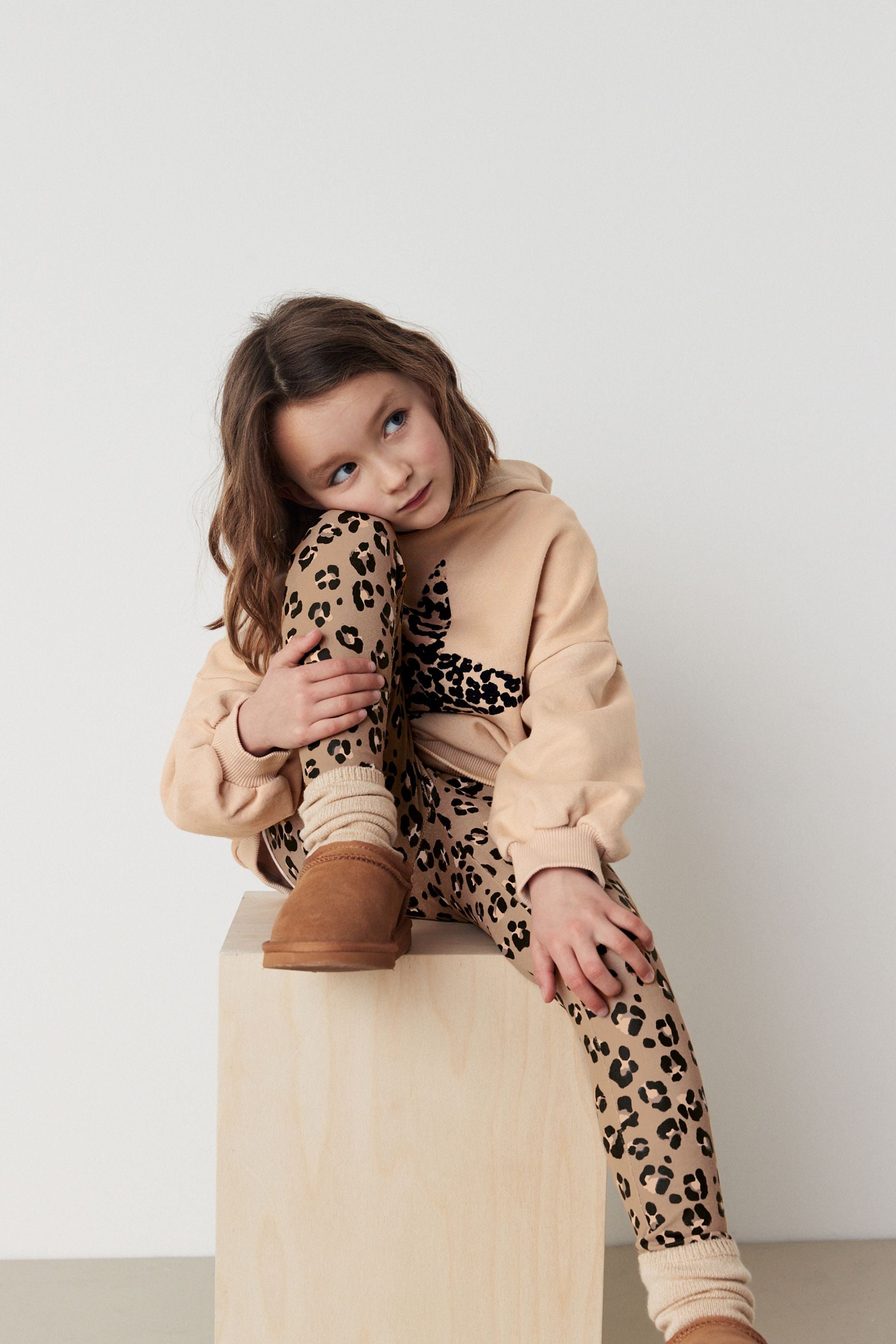 Animal Star Hoodie And Leggings Set (3-16yrs)