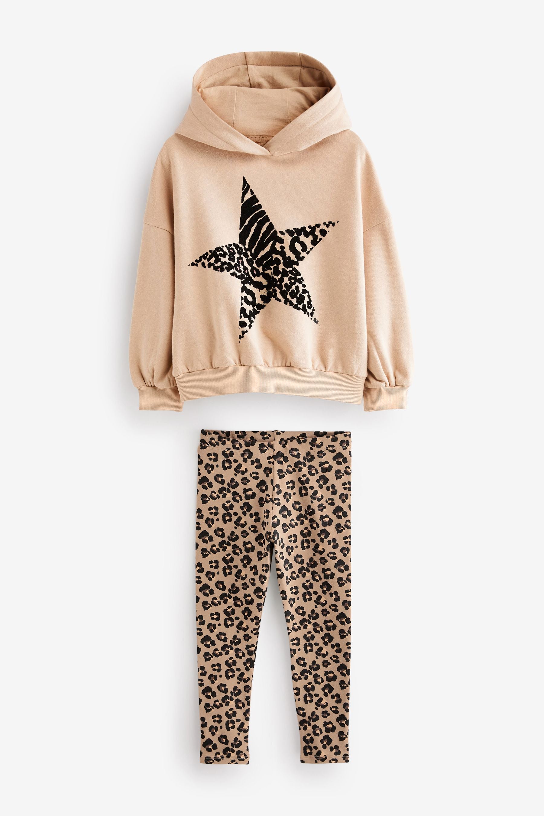 Animal Star Hoodie And Leggings Set (3-16yrs)