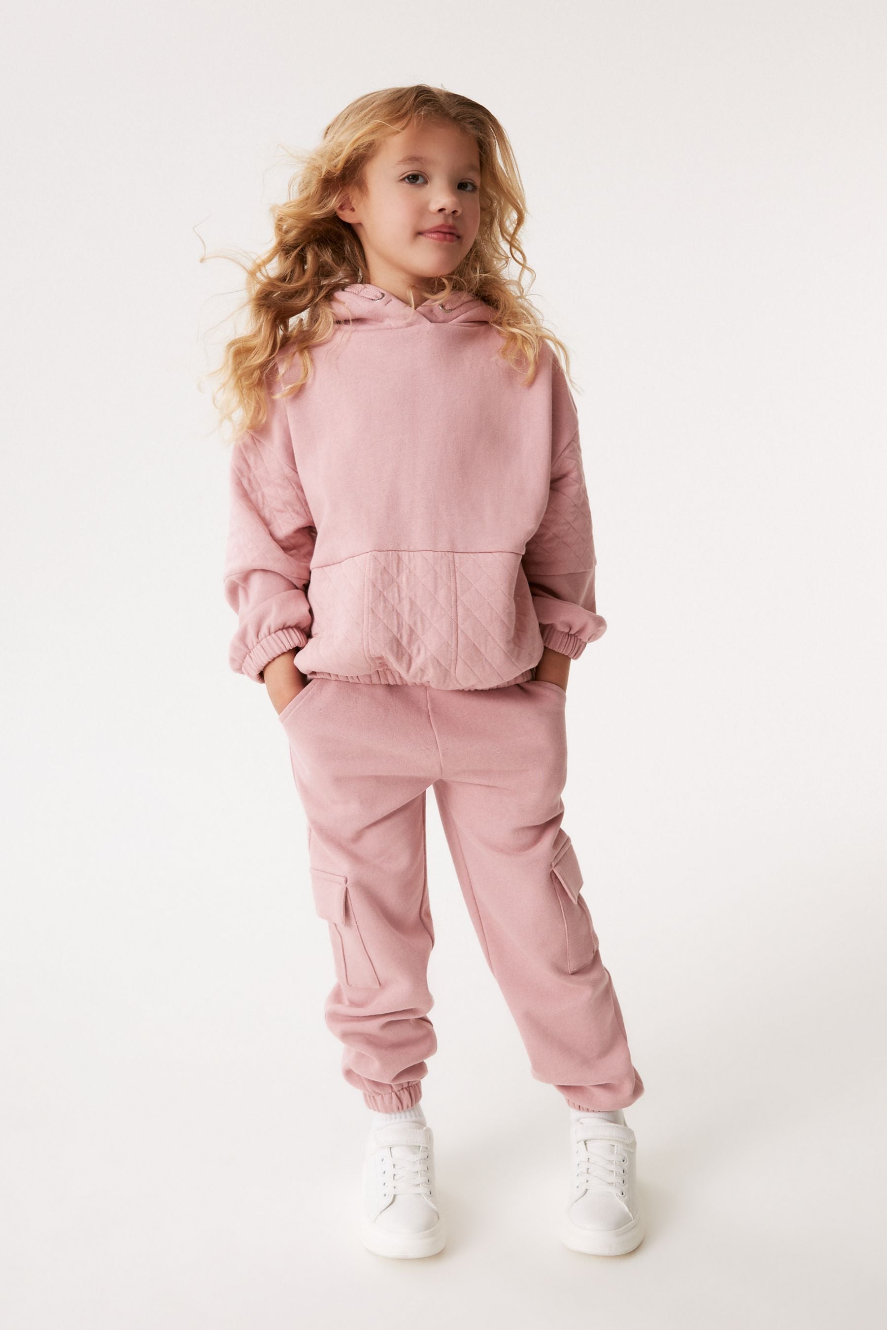 Pink Utility Toggle Hem Hoodie (3-16yrs)