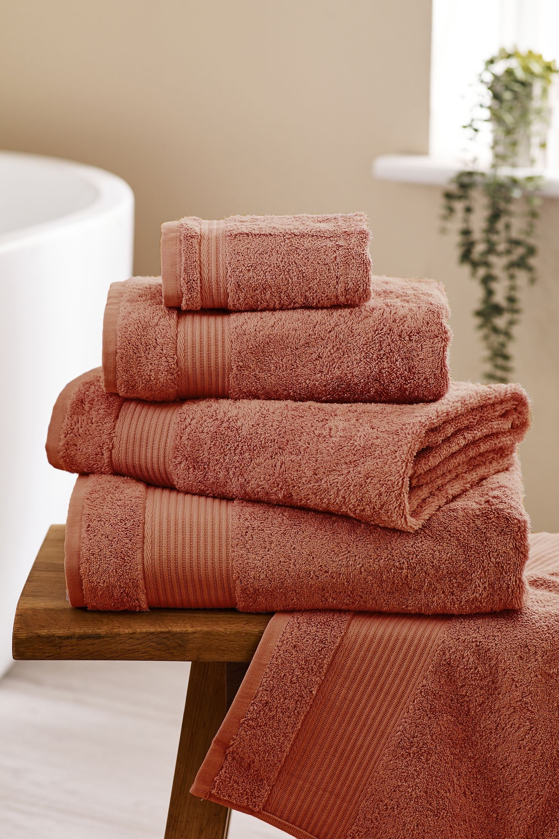 Orange Egyptian Cotton Towel