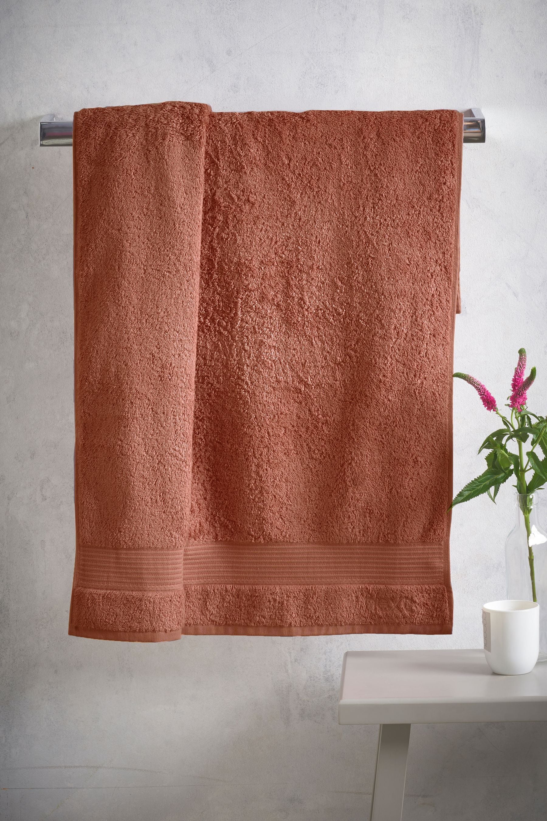 Orange Egyptian Cotton Towel