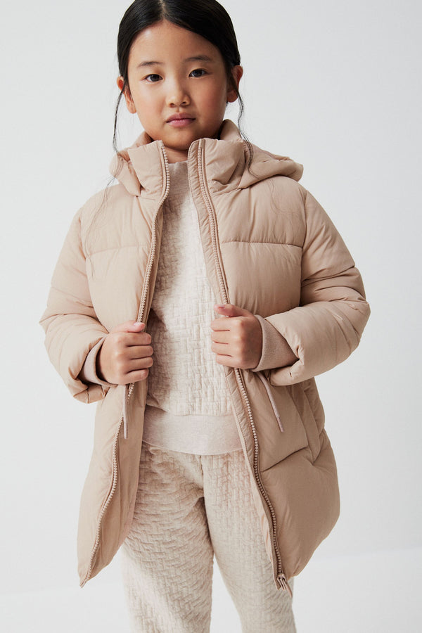 Pale Pink Shower Resistant Padded Coat (3-16yrs)