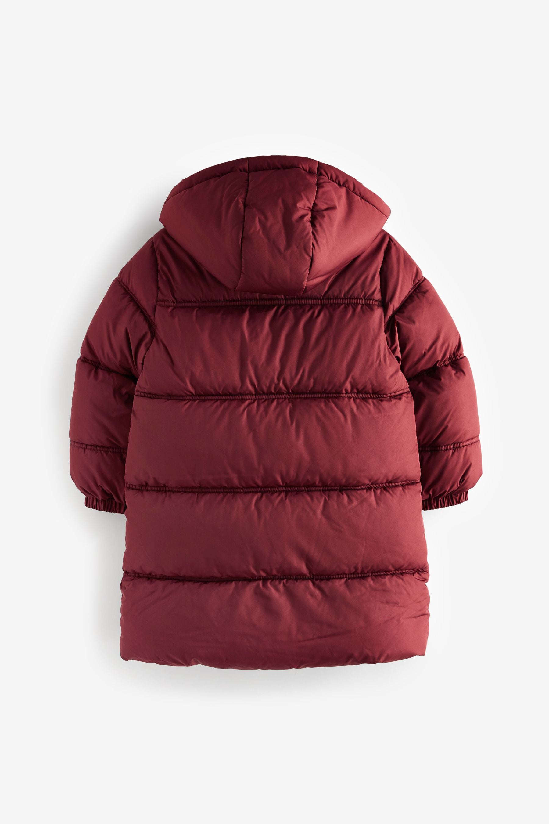 Red Shower Resistant Double Stitch Padded Coat (3-16yrs)