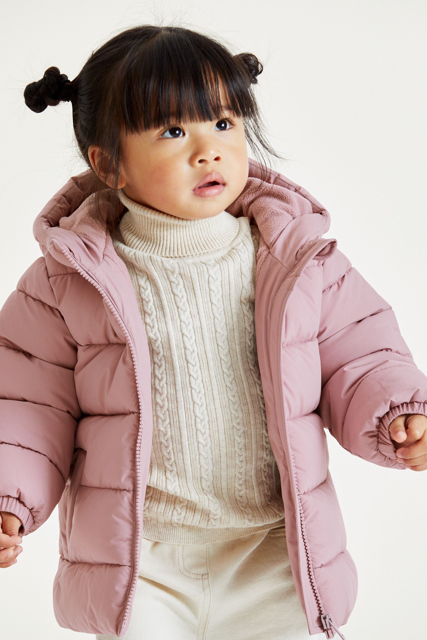 Pink Shower Resistant Padded Coat (3mths-7yrs)