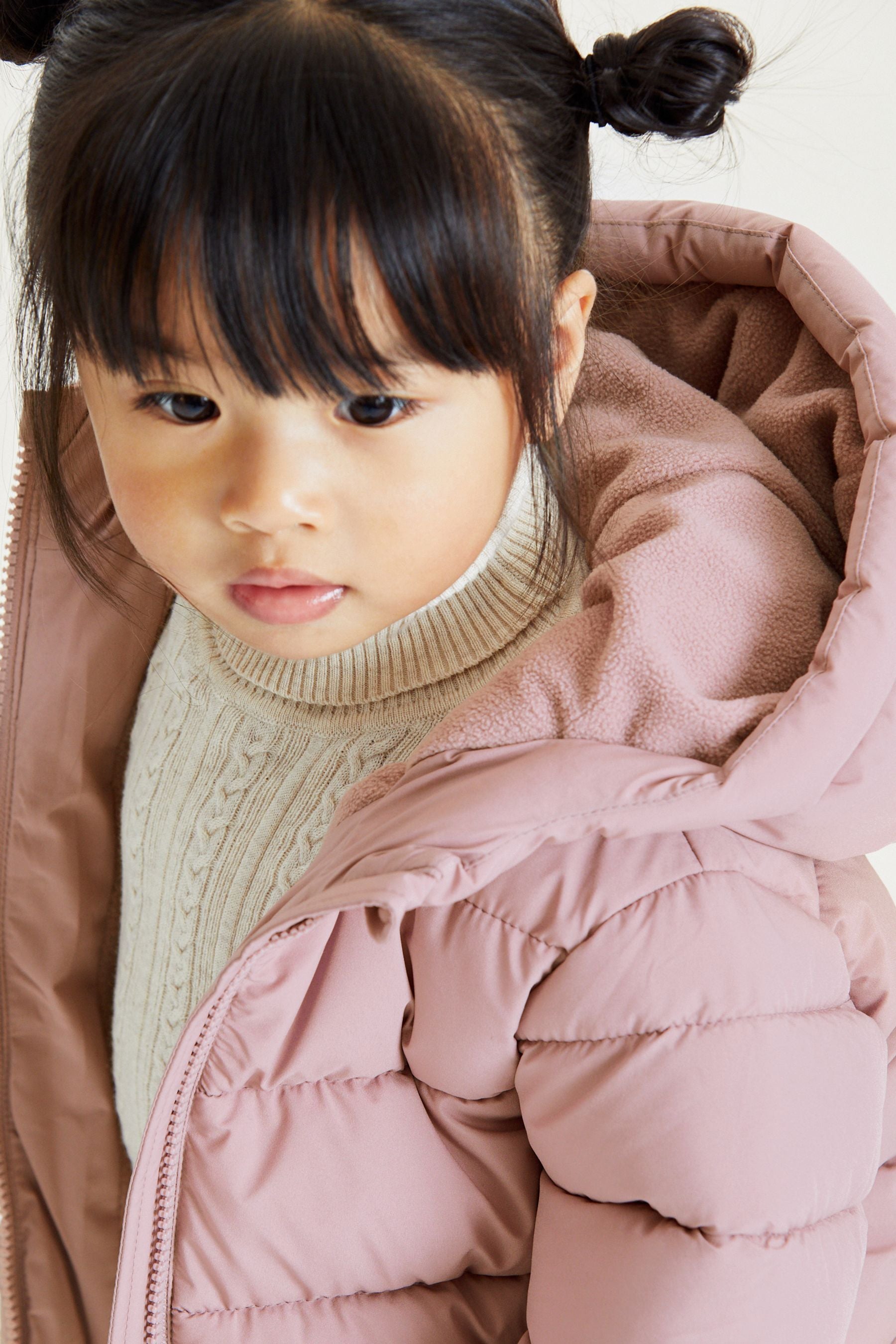 Pink Shower Resistant Padded Coat (3mths-7yrs)