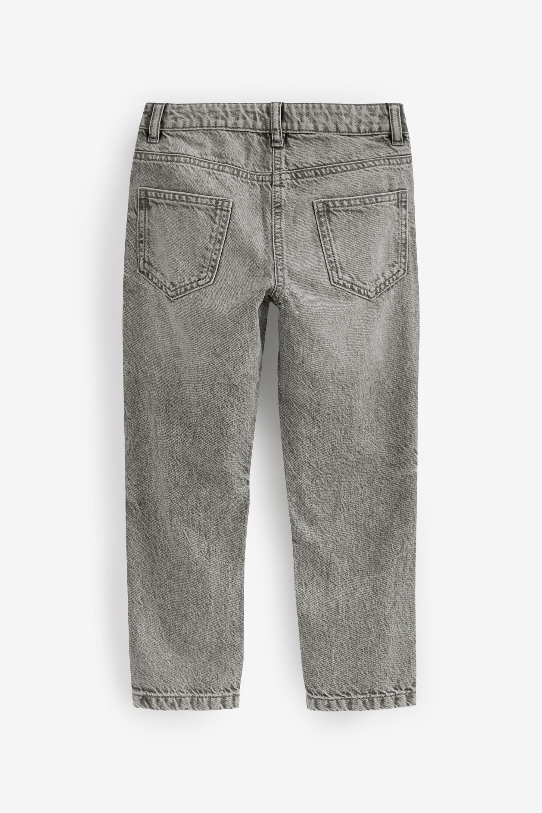 Grey Embellished Mom Jeans (3-16yrs)