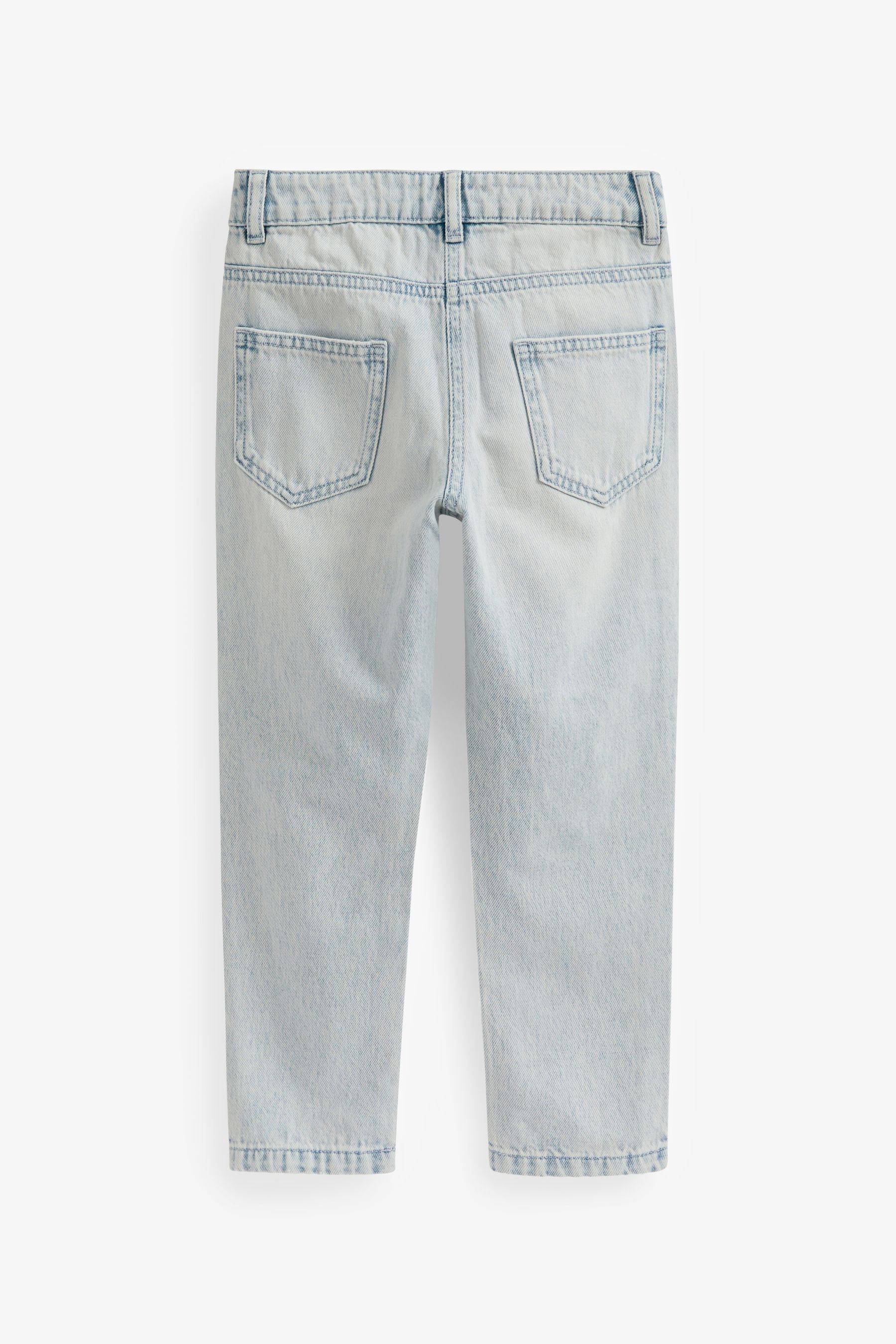 Blue Denim Embellished Mom Jeans (3-16yrs)