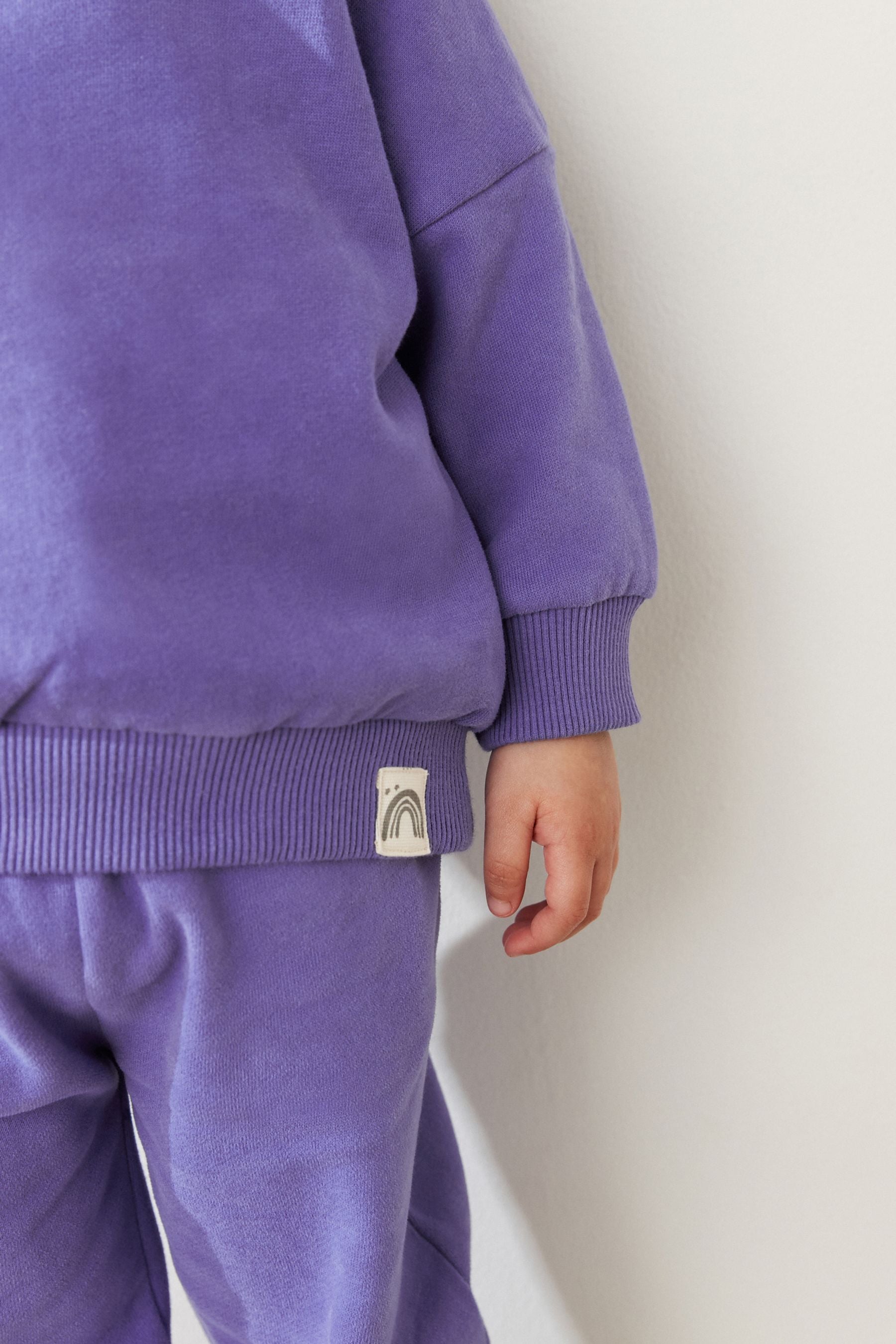 Bright Purple Sweat Top and Jogger Set (3mths-7yrs)