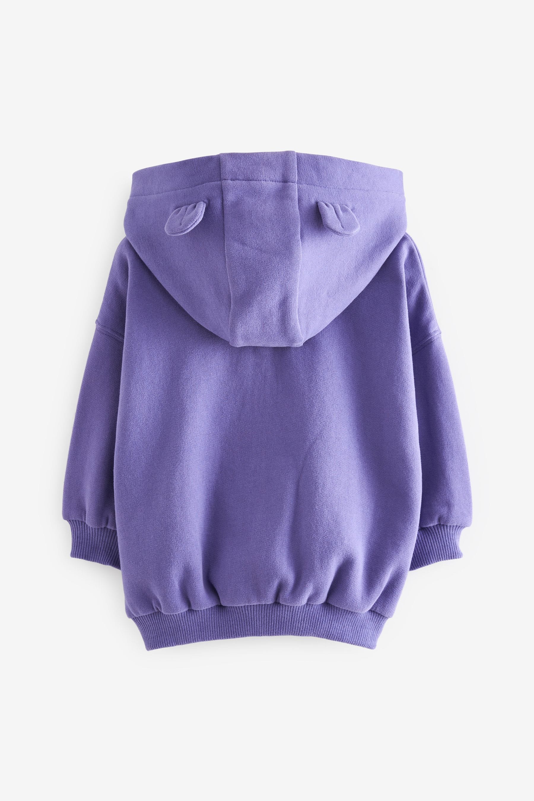 Bright Purple Zip Through Hoodie (3mths-7yrs)