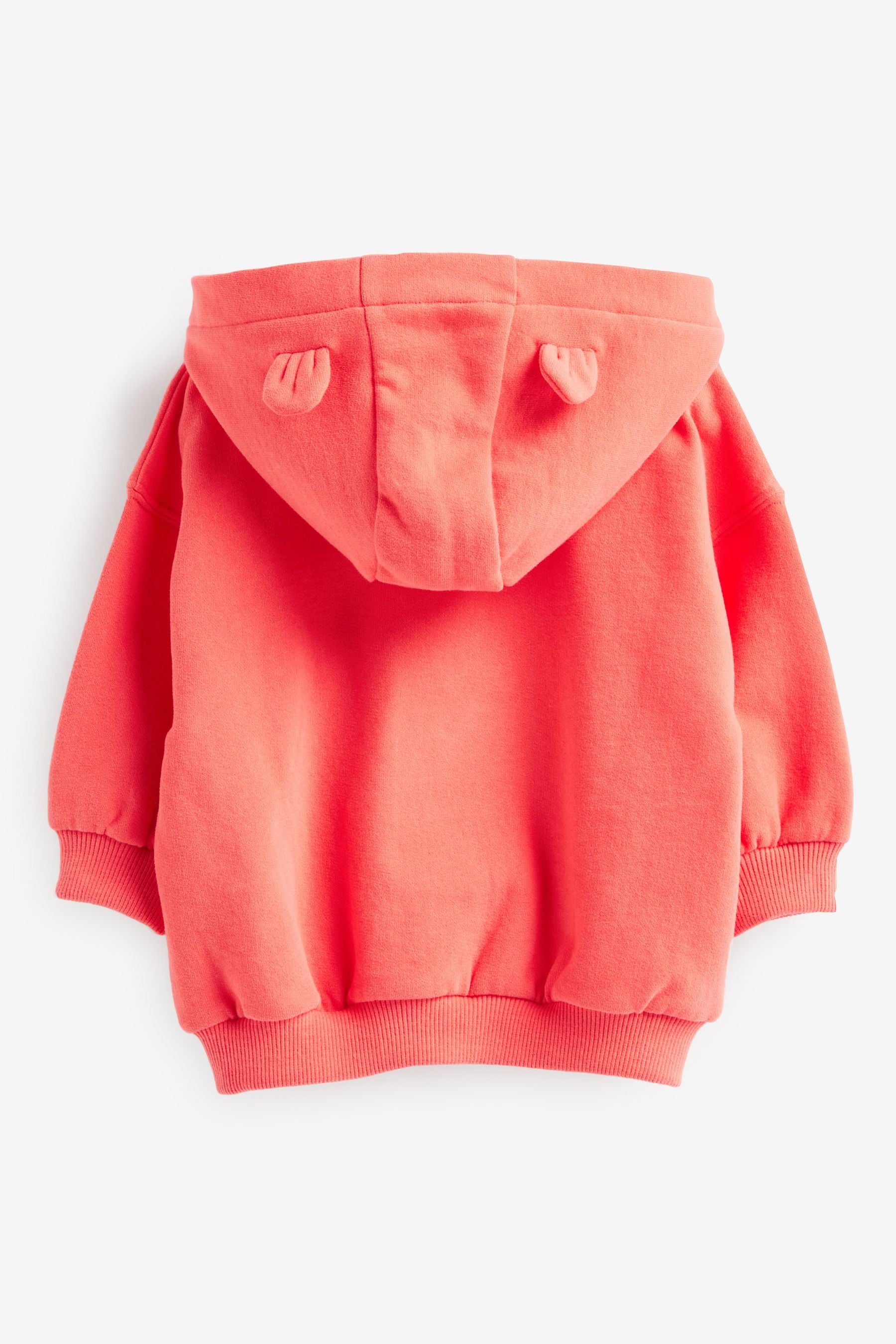 Coral Zip Through Hoodie (3mths-7yrs)