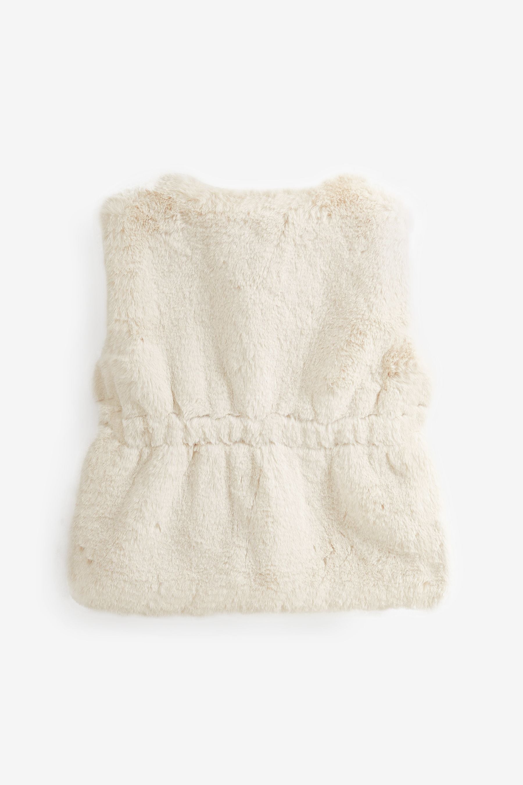 Cream Faux Fur Gilet (3mths-7yrs)