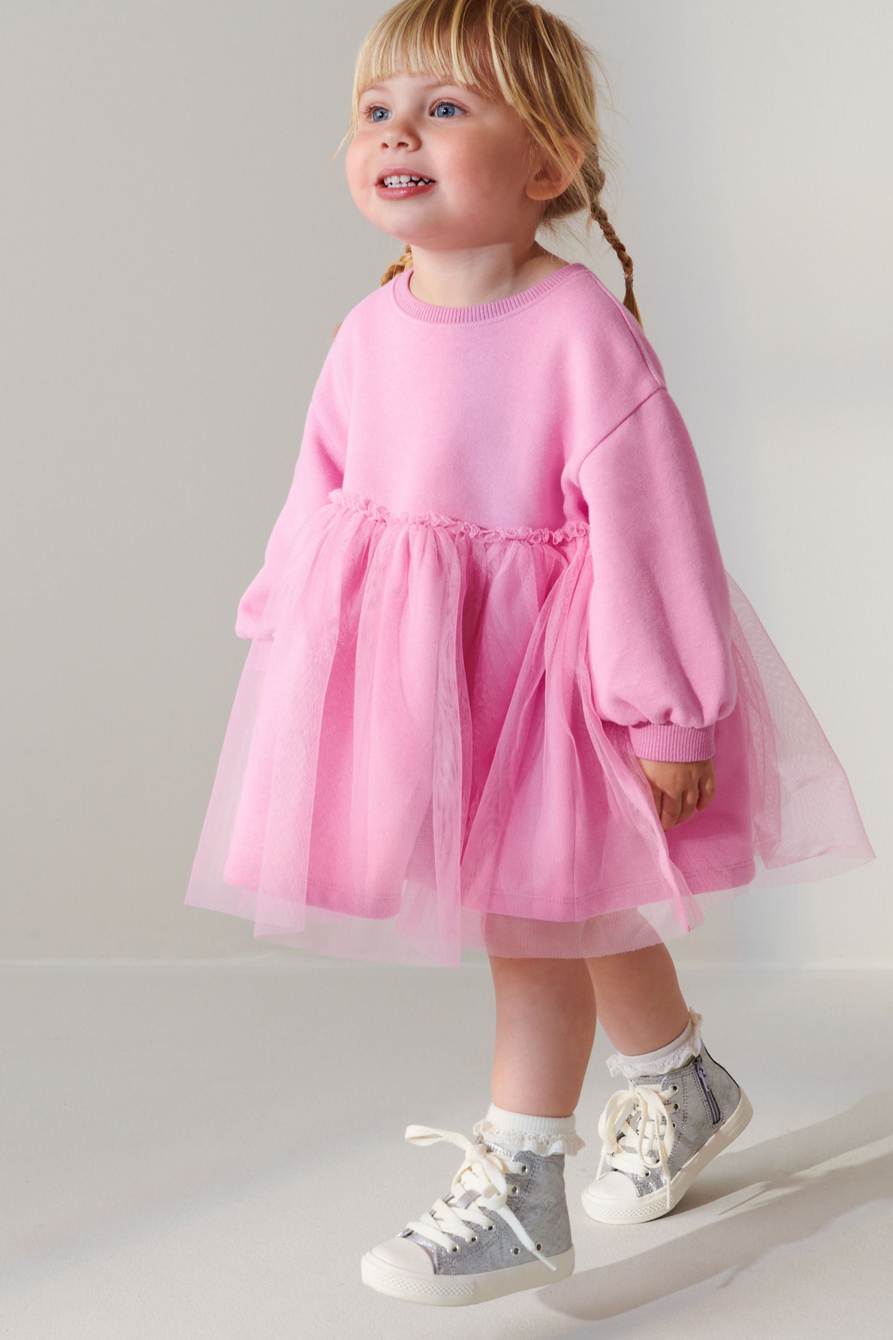 Pink Sweat Party Dress (3mths-7yrs)