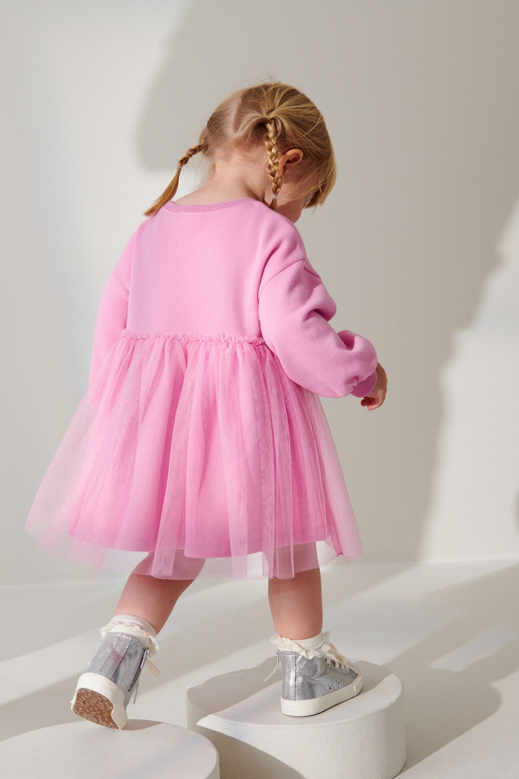 Pink Sweat Party Dress (3mths-7yrs)