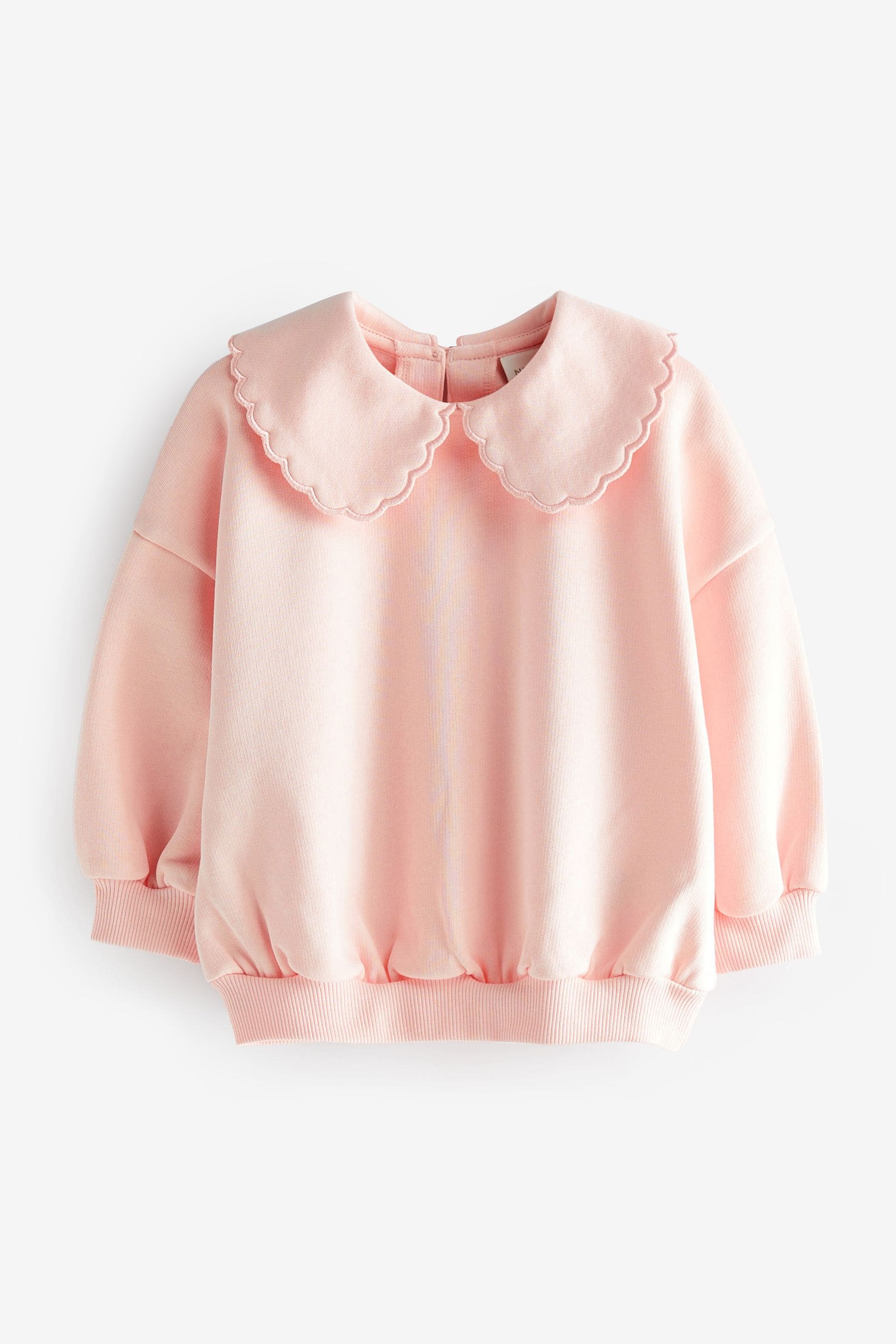 Pink Collared Sweatshirt (3mths-7yrs)