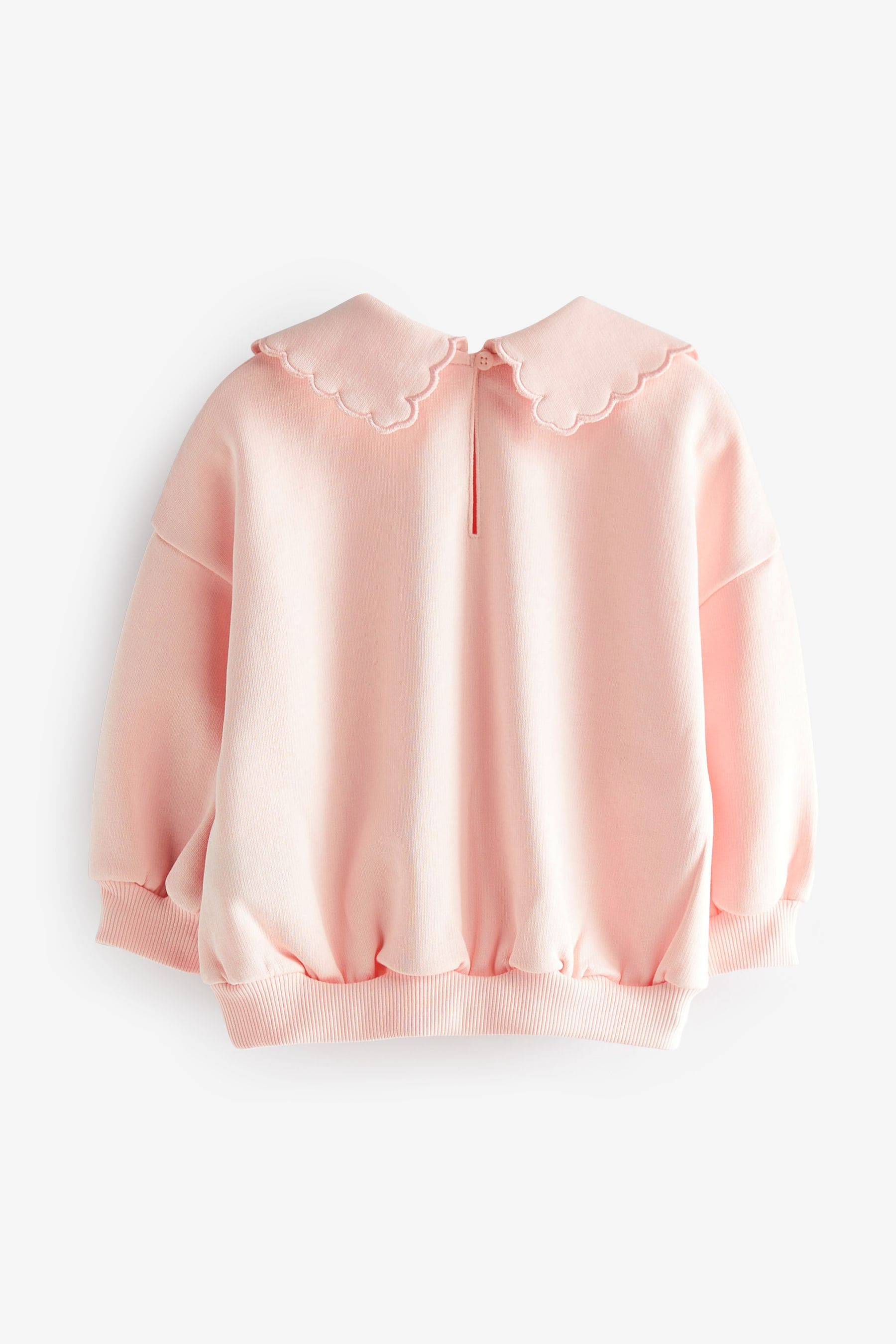 Pink Collared Sweatshirt (3mths-7yrs)