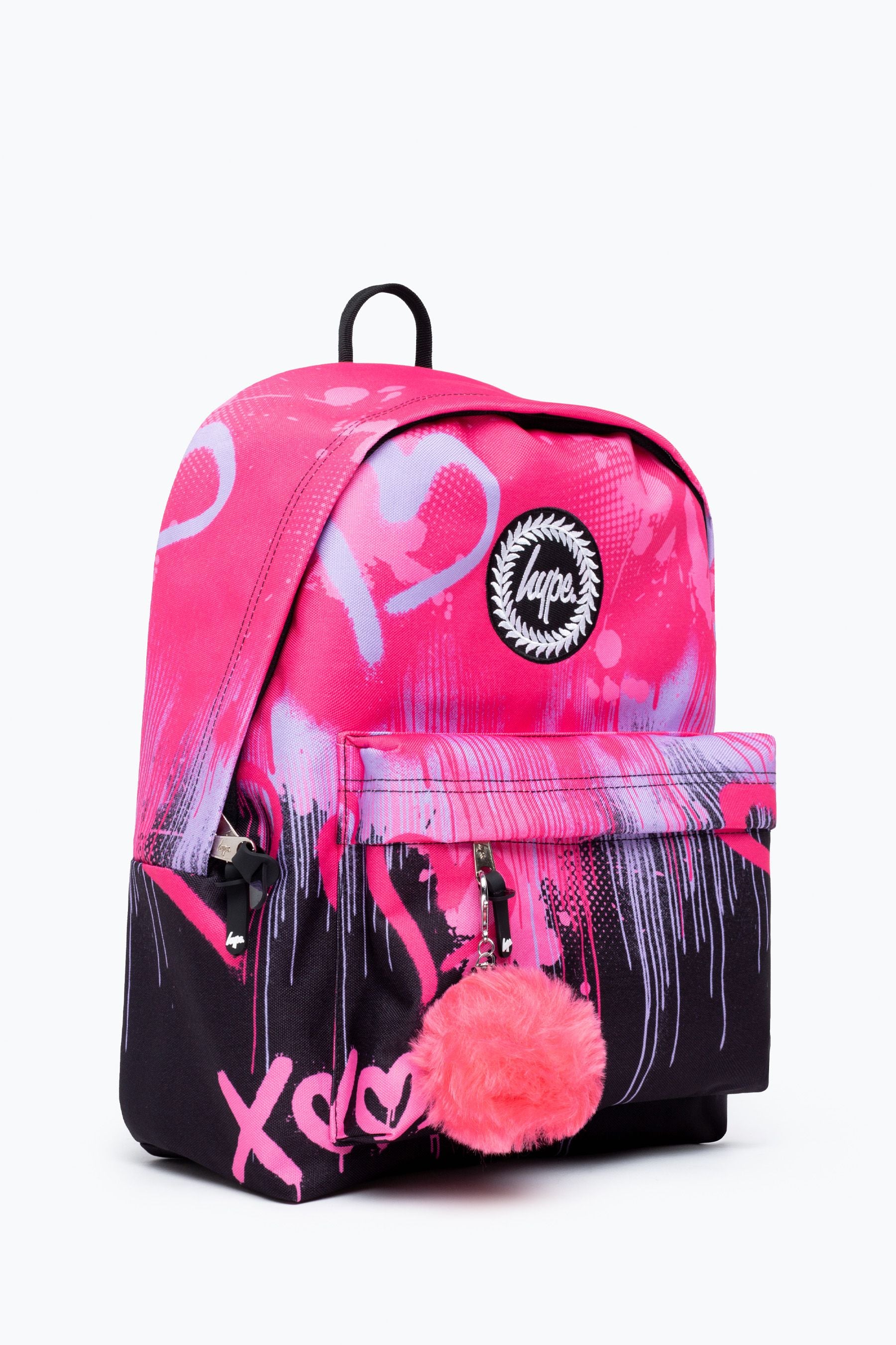 Pink Hype. Pink Hearts Drip Backpack