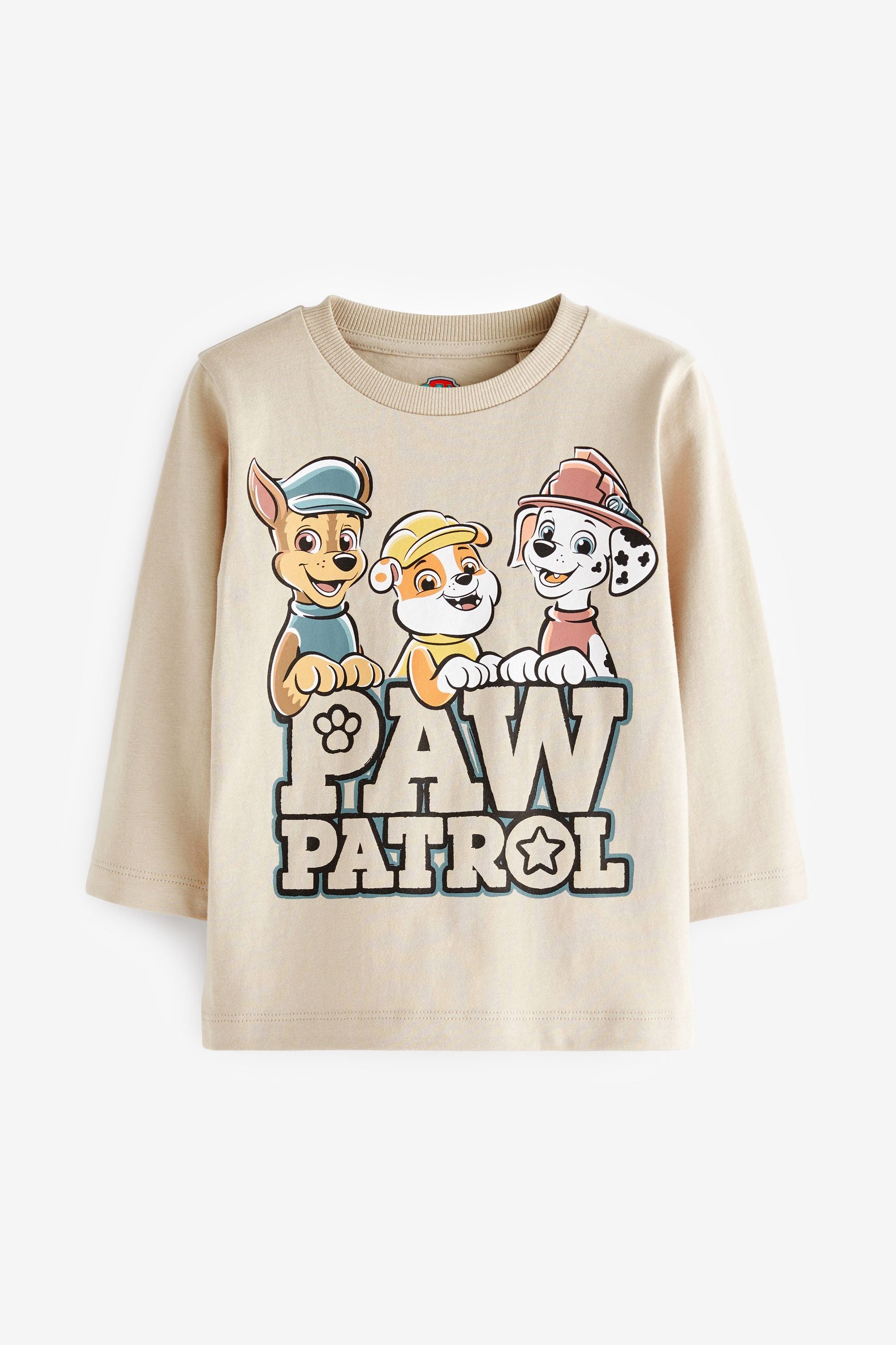 Natural PAW Patrol Long Sleeve T-Shirt (3mths-8yrs)