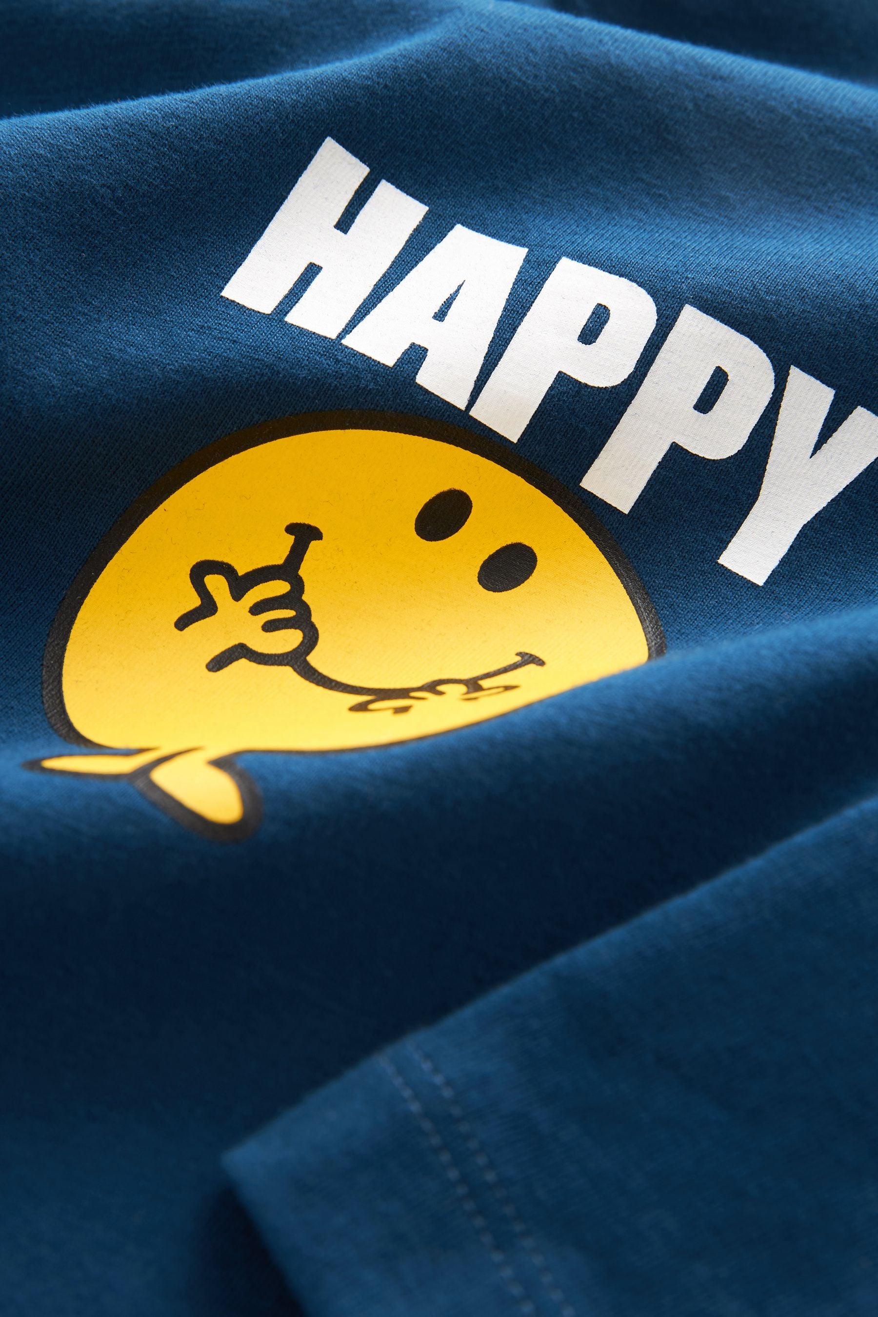 Blue Happy Mr. Men Long Sleeve T-Shirt (3mths-8yrs)