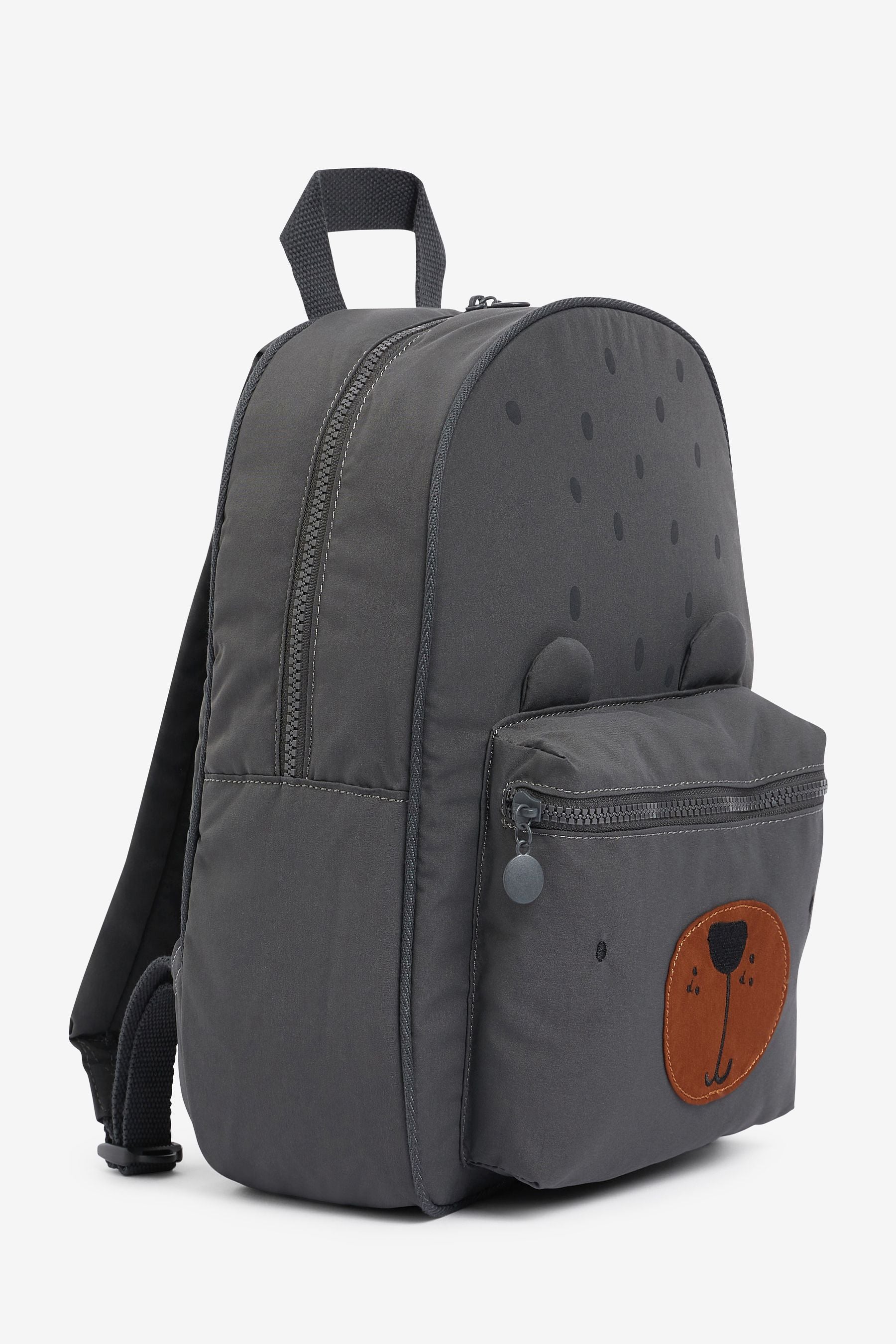 Charcoal Grey Bear Backpack