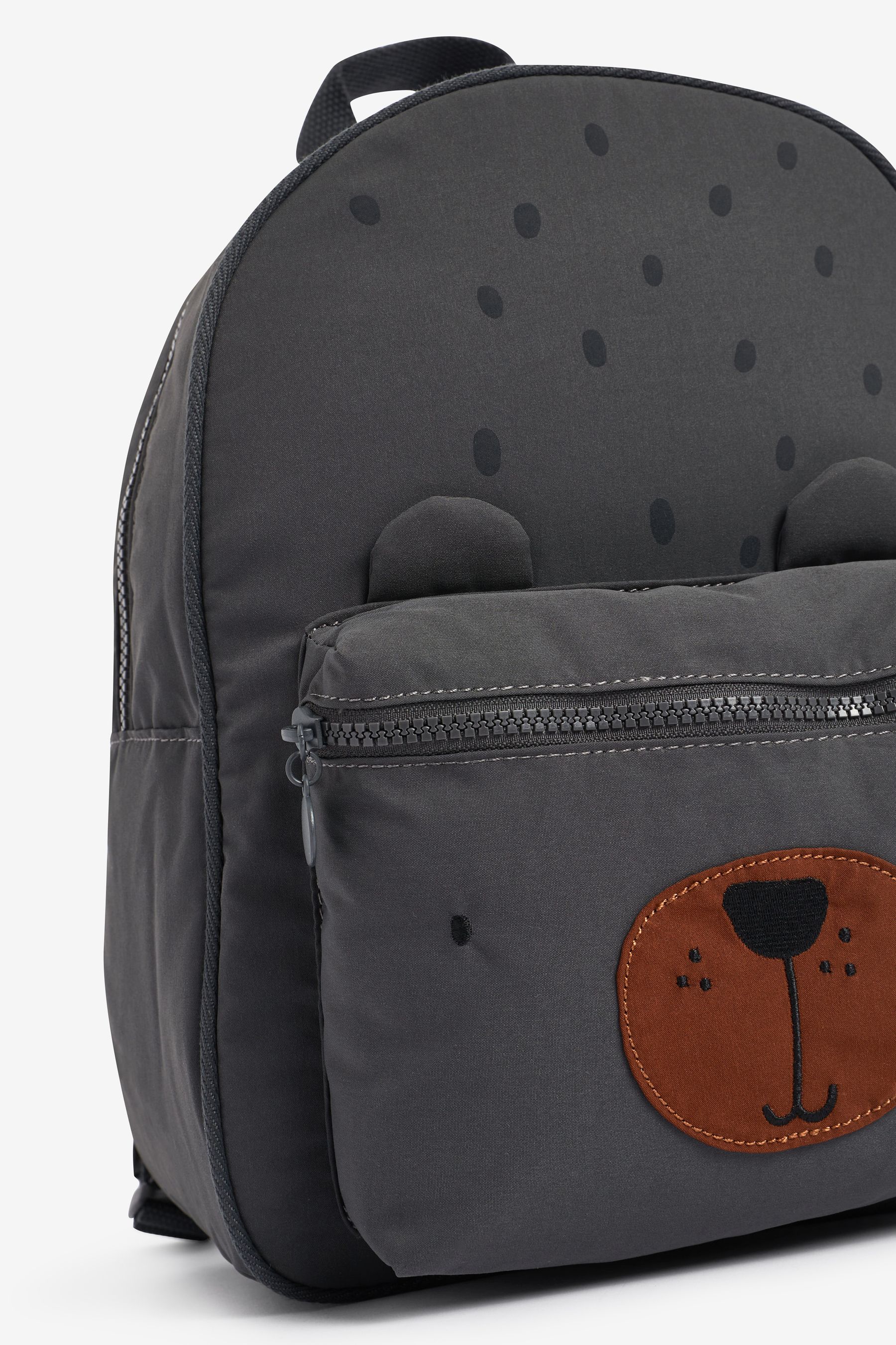 Charcoal Grey Bear Backpack