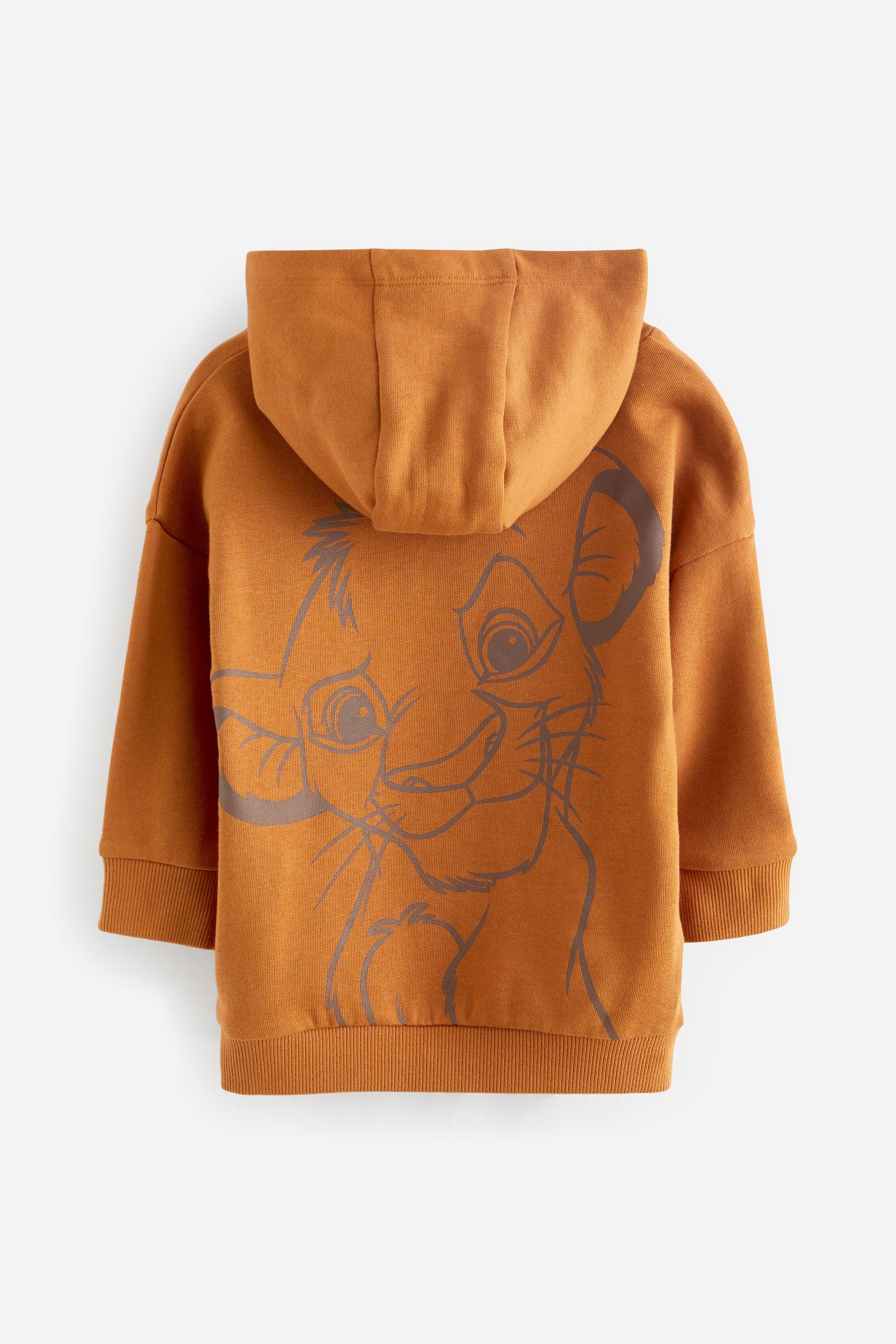 Rust Brown Disney Lion King Hoodie (6mths-8yrs)