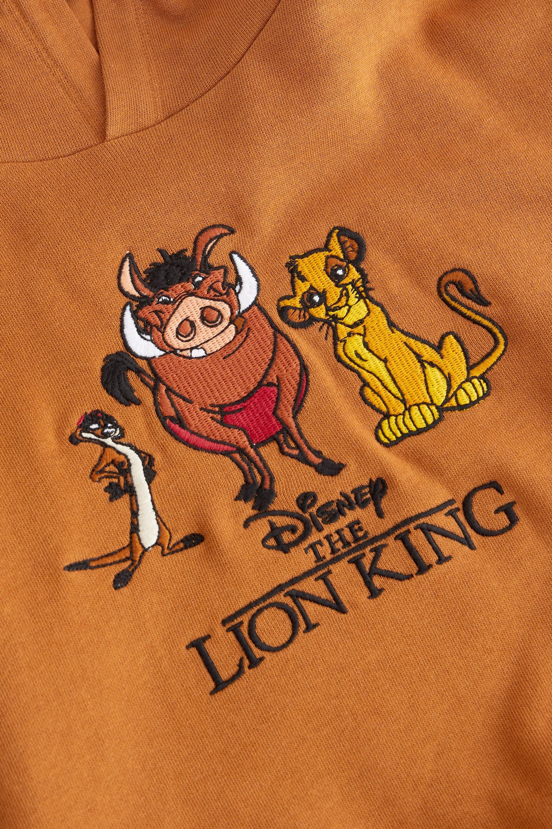 Rust Brown Disney Lion King Hoodie (6mths-8yrs)