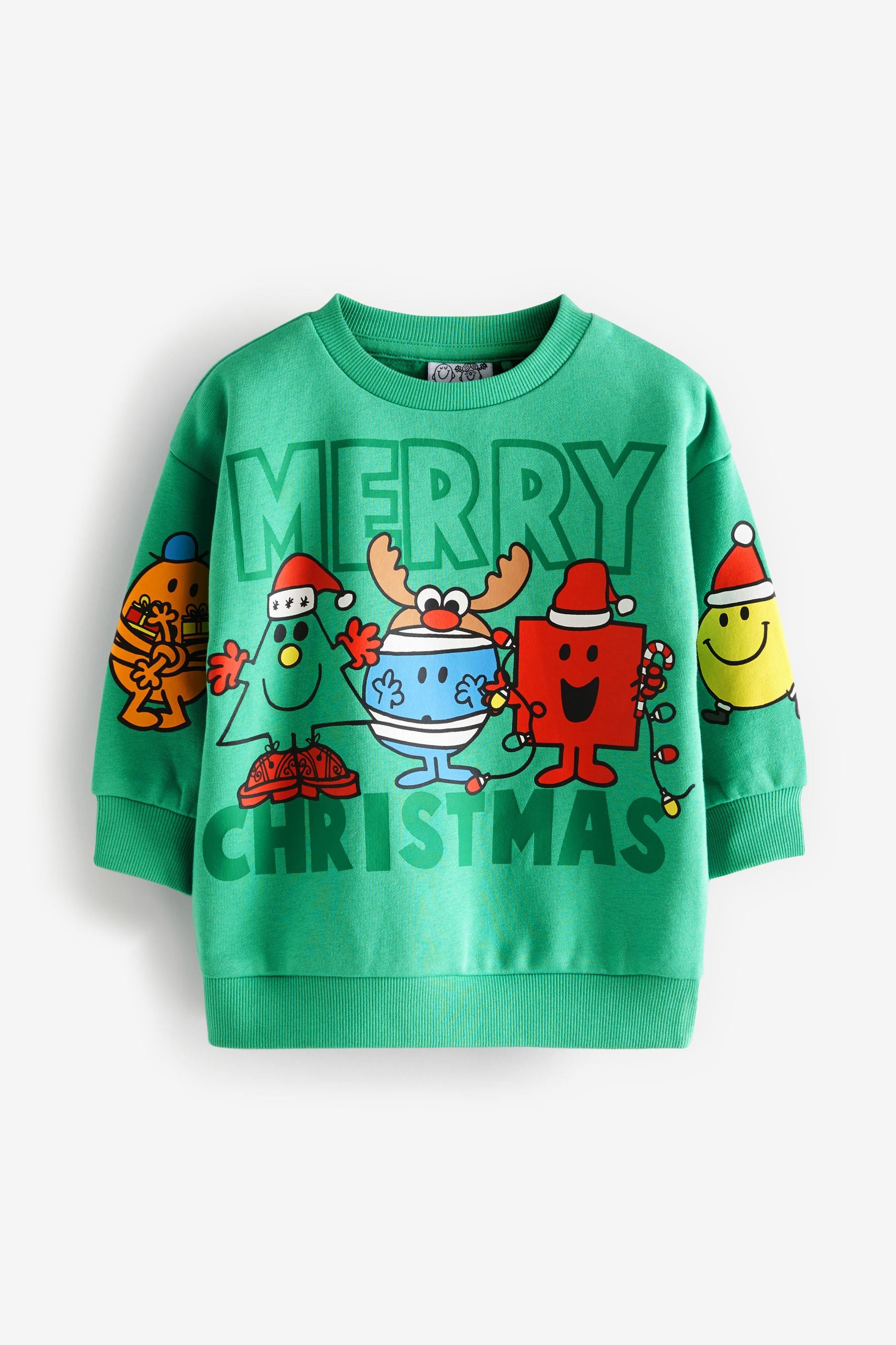 Green Christmas Mr. Men Sweatshirt (3mths-8yrs)