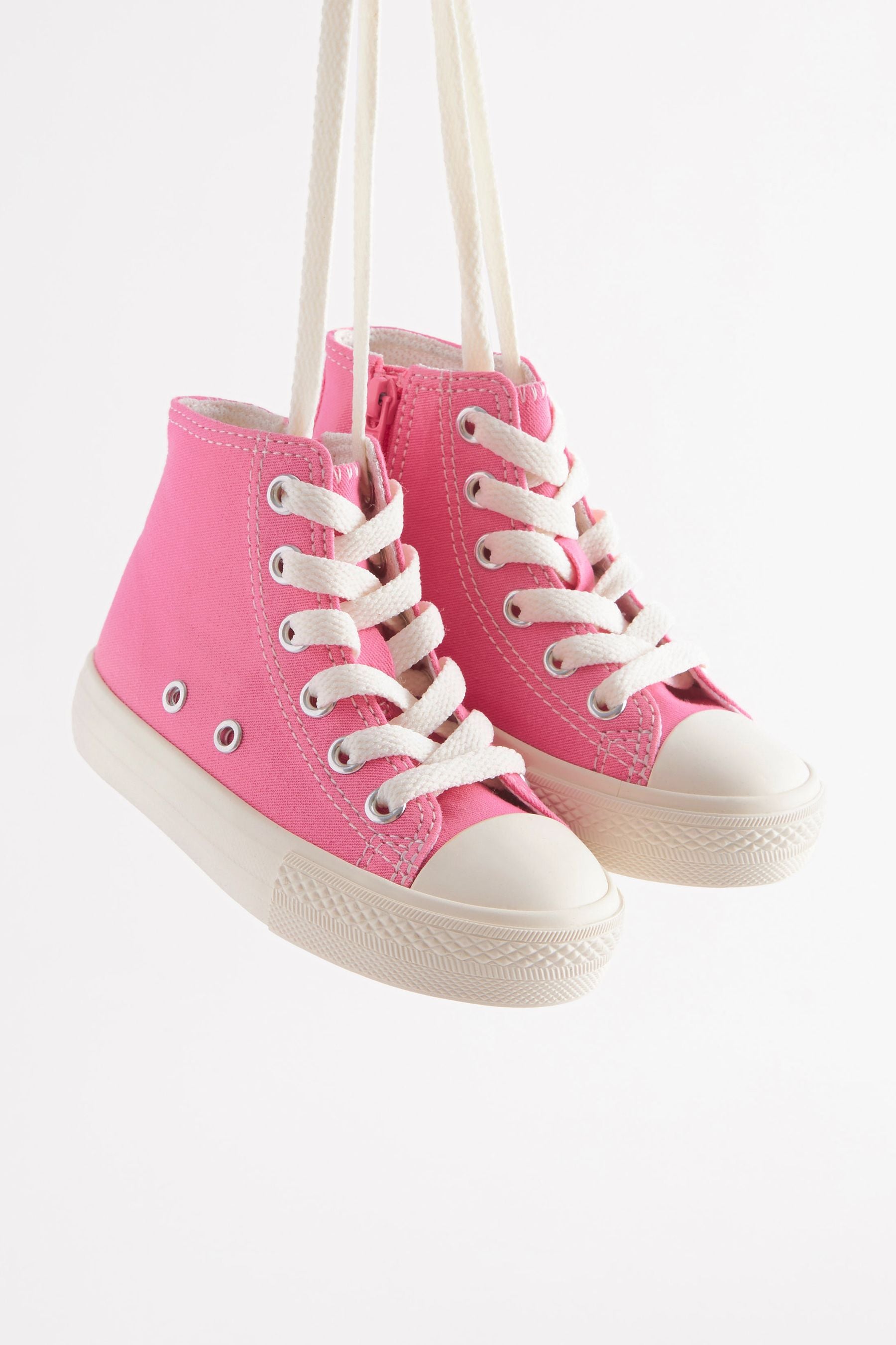 Pink High Top Trainers