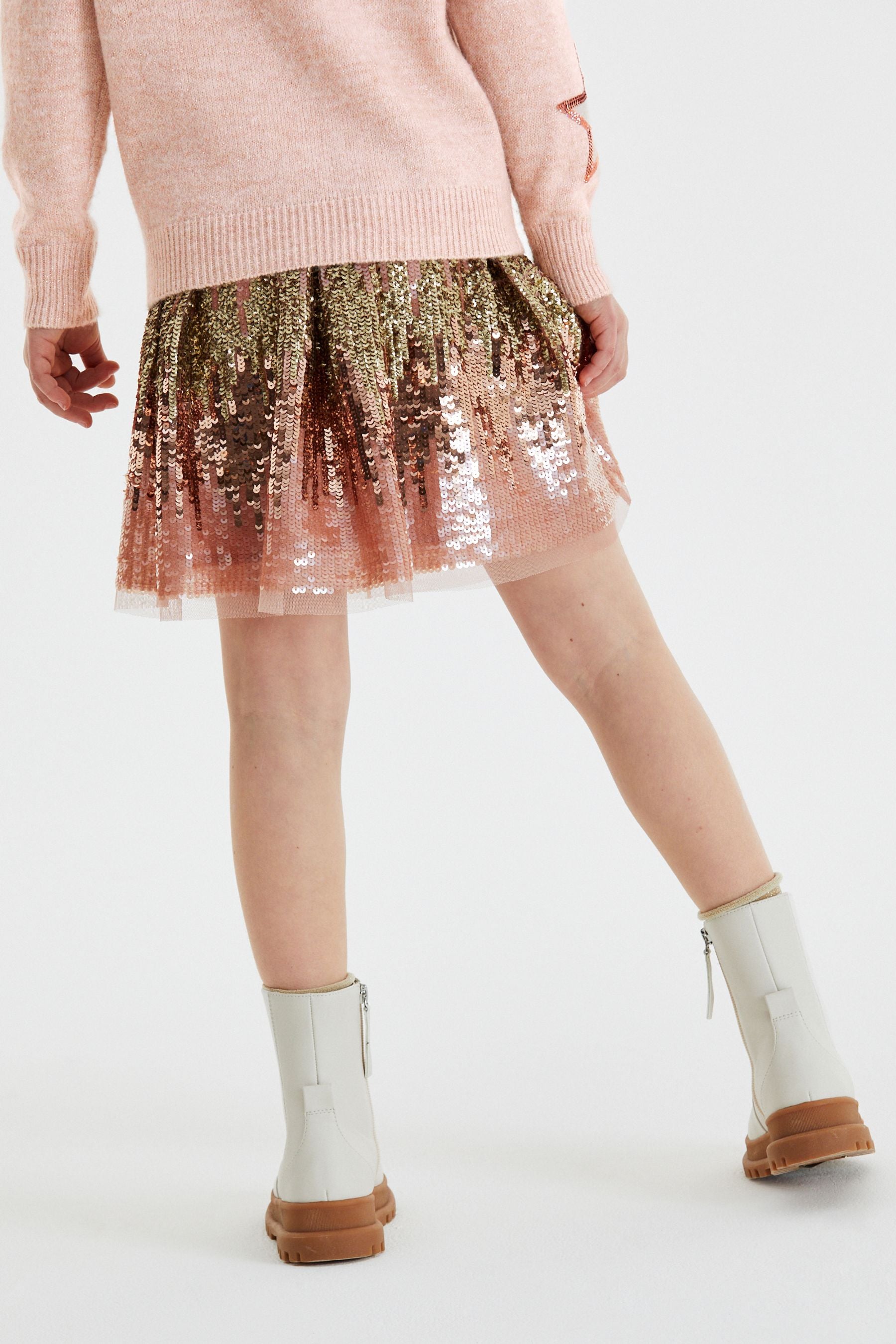 Gold Ombre Sequin Skirt (3-16yrs)