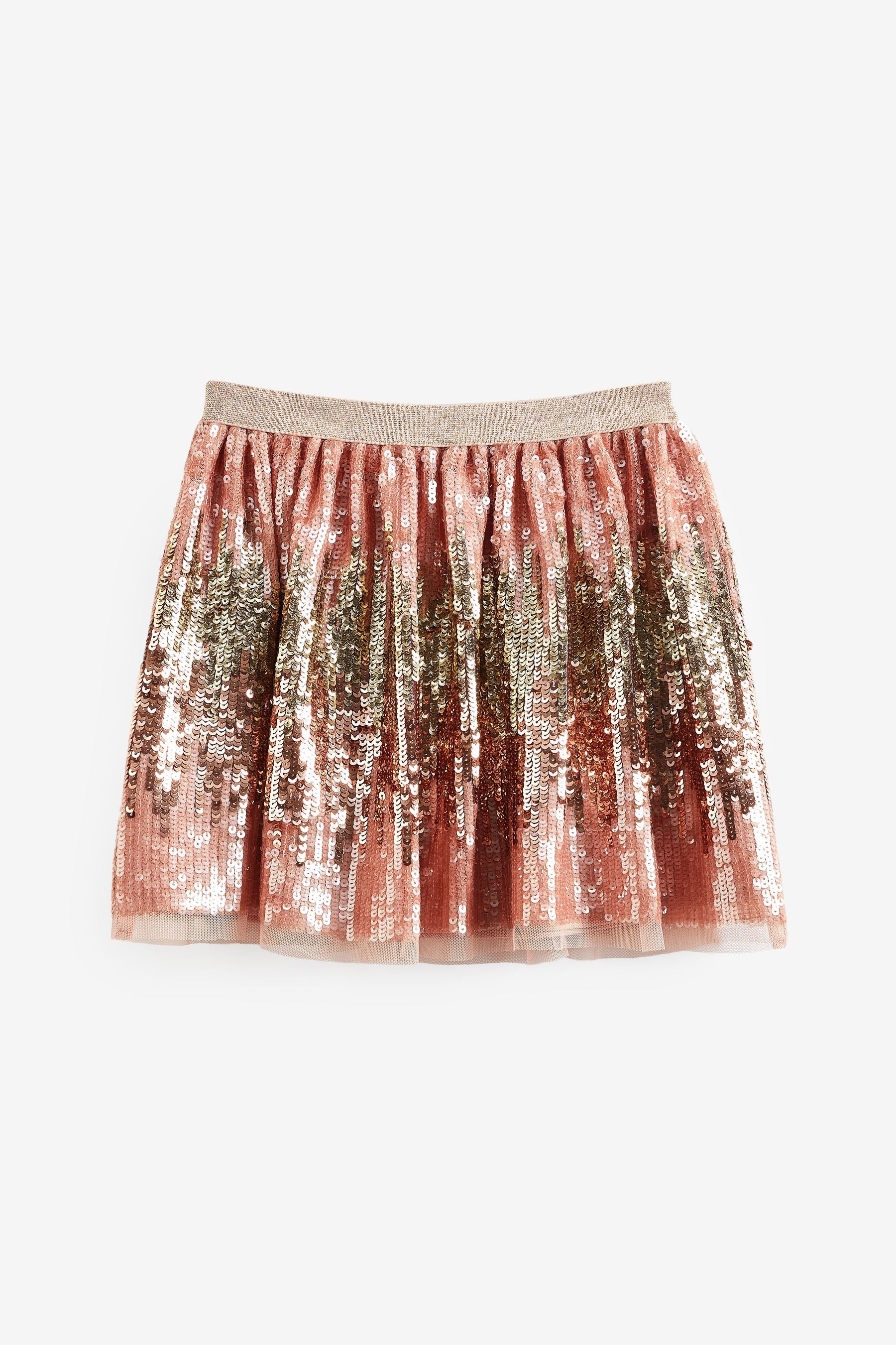 Gold Ombre Sequin Skirt (3-16yrs)