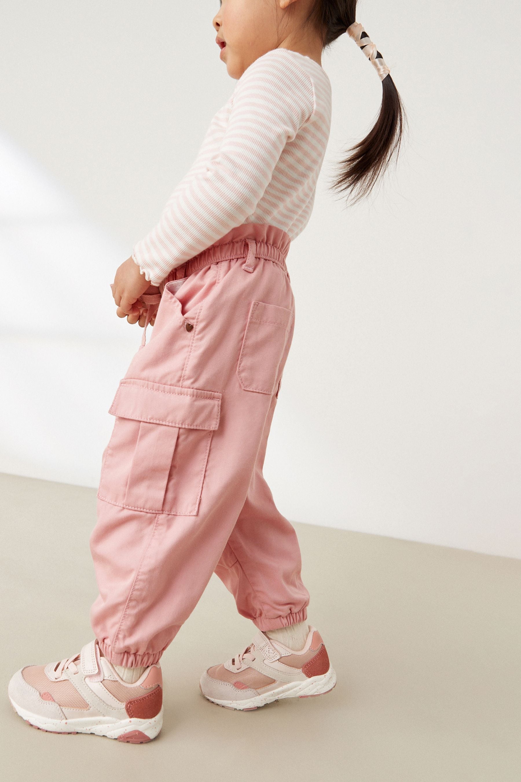 Pink Lined Cargo Trousers (3mths-7yrs)