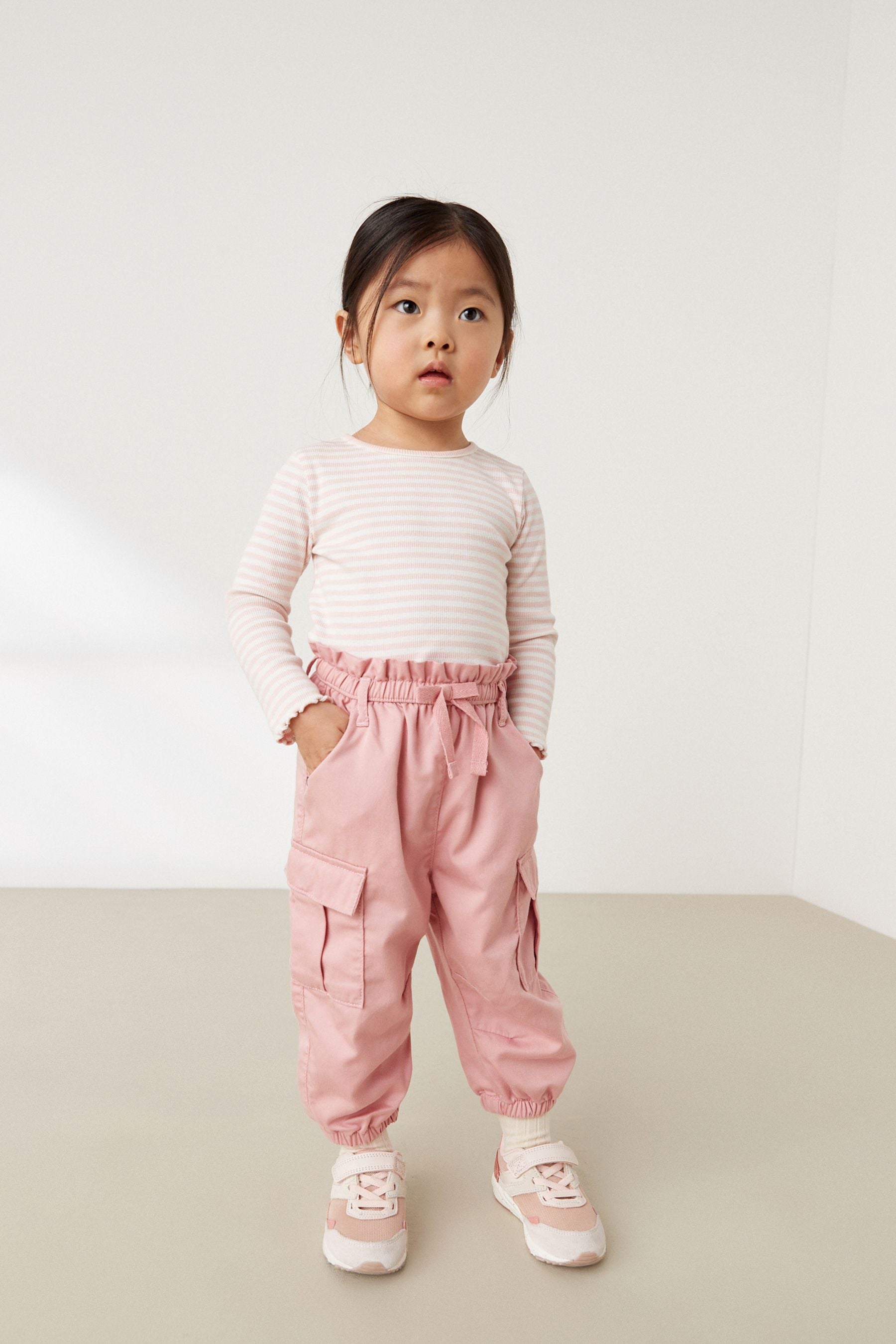 Pink Lined Cargo Trousers (3mths-7yrs)