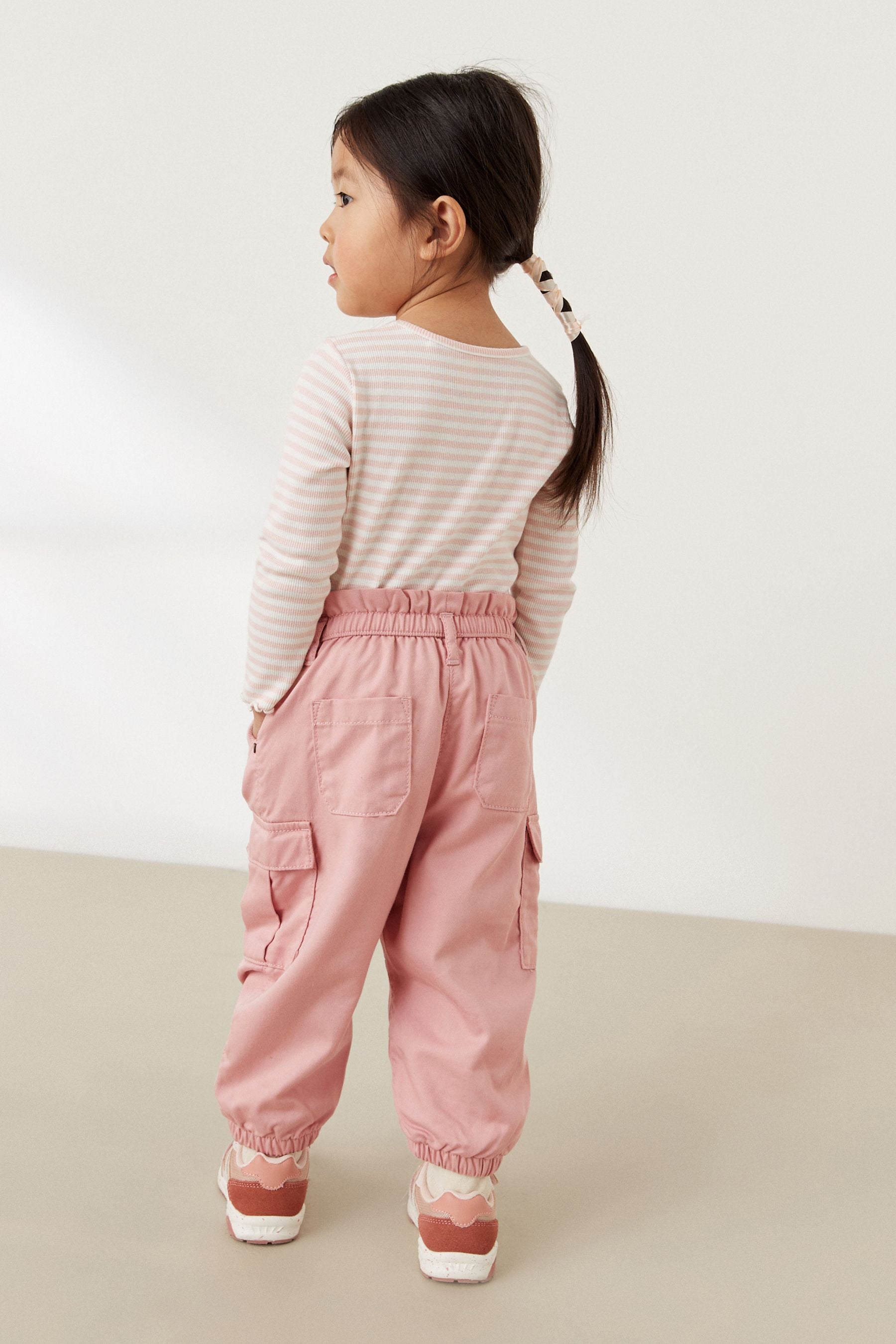 Pink Lined Cargo Trousers (3mths-7yrs)