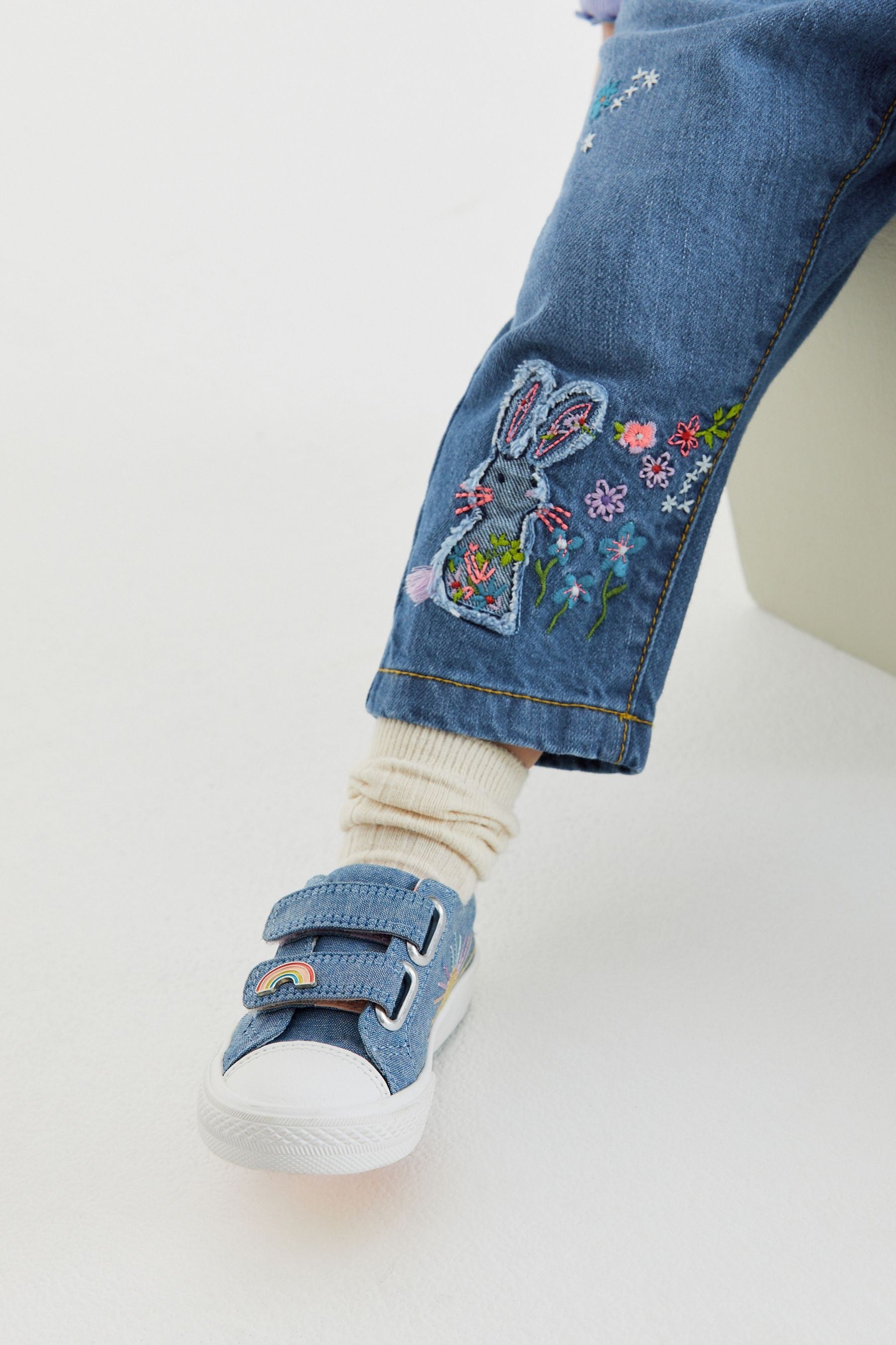 Blue Bunny Character Slouchy Jeans (3mths-7yrs)