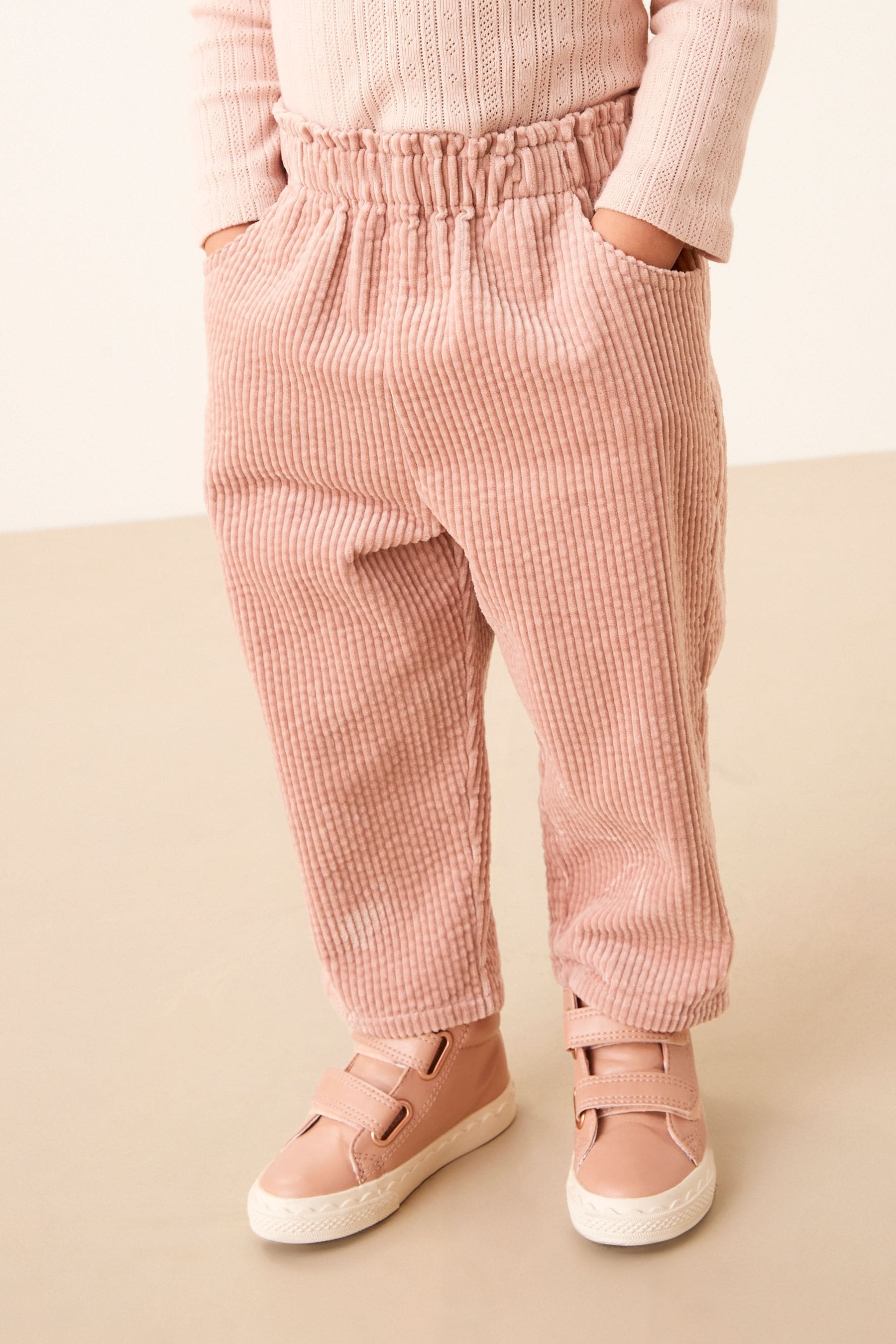 Pale Pink Corduroy Trousers (3mths-7yrs)