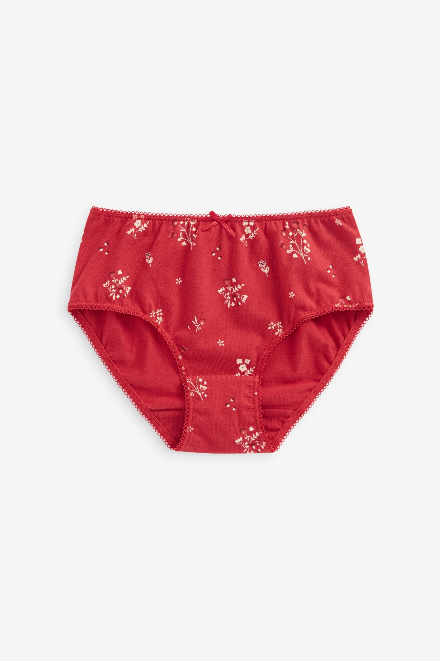 Red/White Briefs 7 Pack (1.5-16yrs)