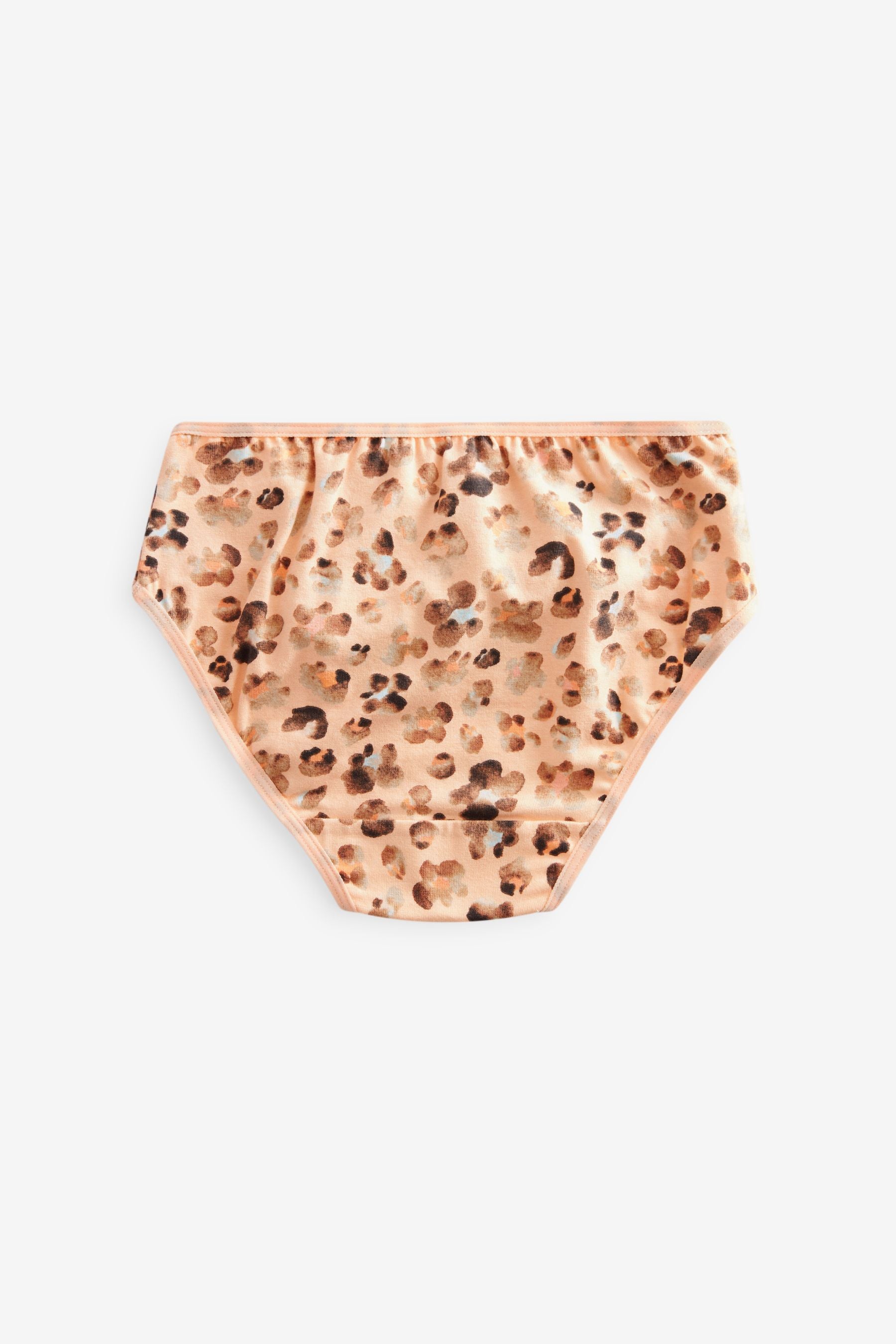 Pink/Cream Animal Print Briefs 7 Pack (1.5-16yrs)