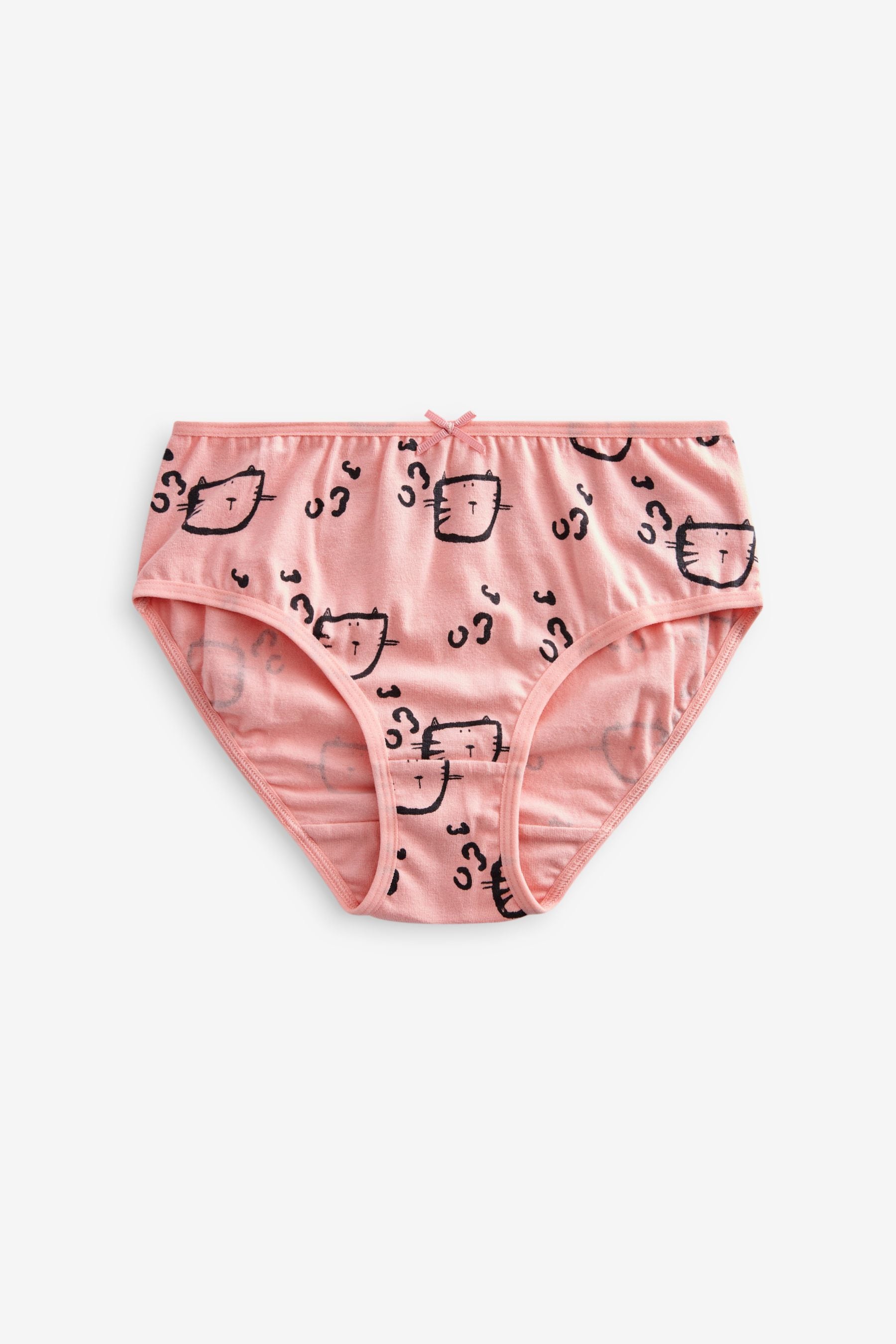 Pink/Cream Animal Print Briefs 7 Pack (1.5-16yrs)