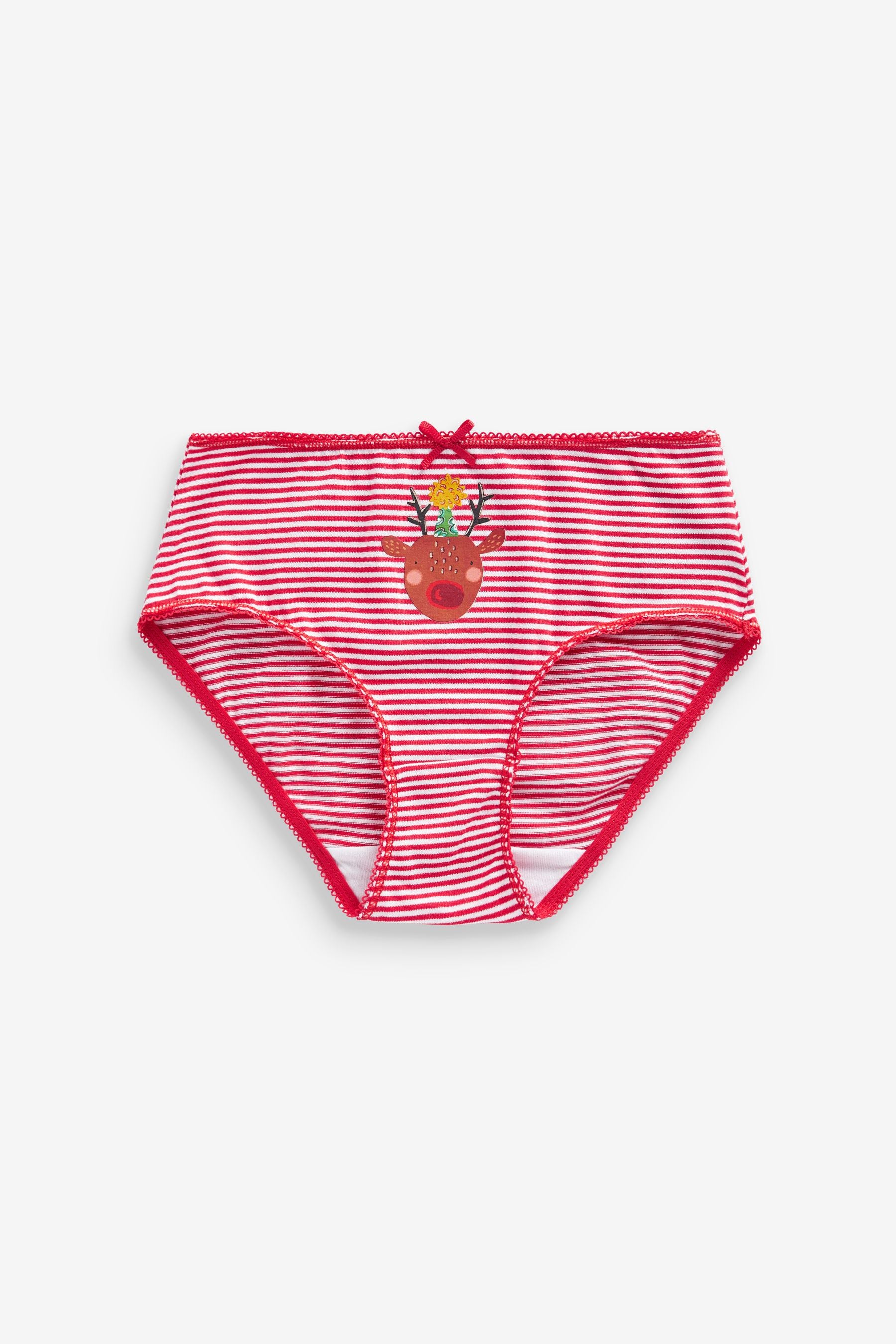 Red Christmas Briefs 3 Pack (1.5-12yrs)