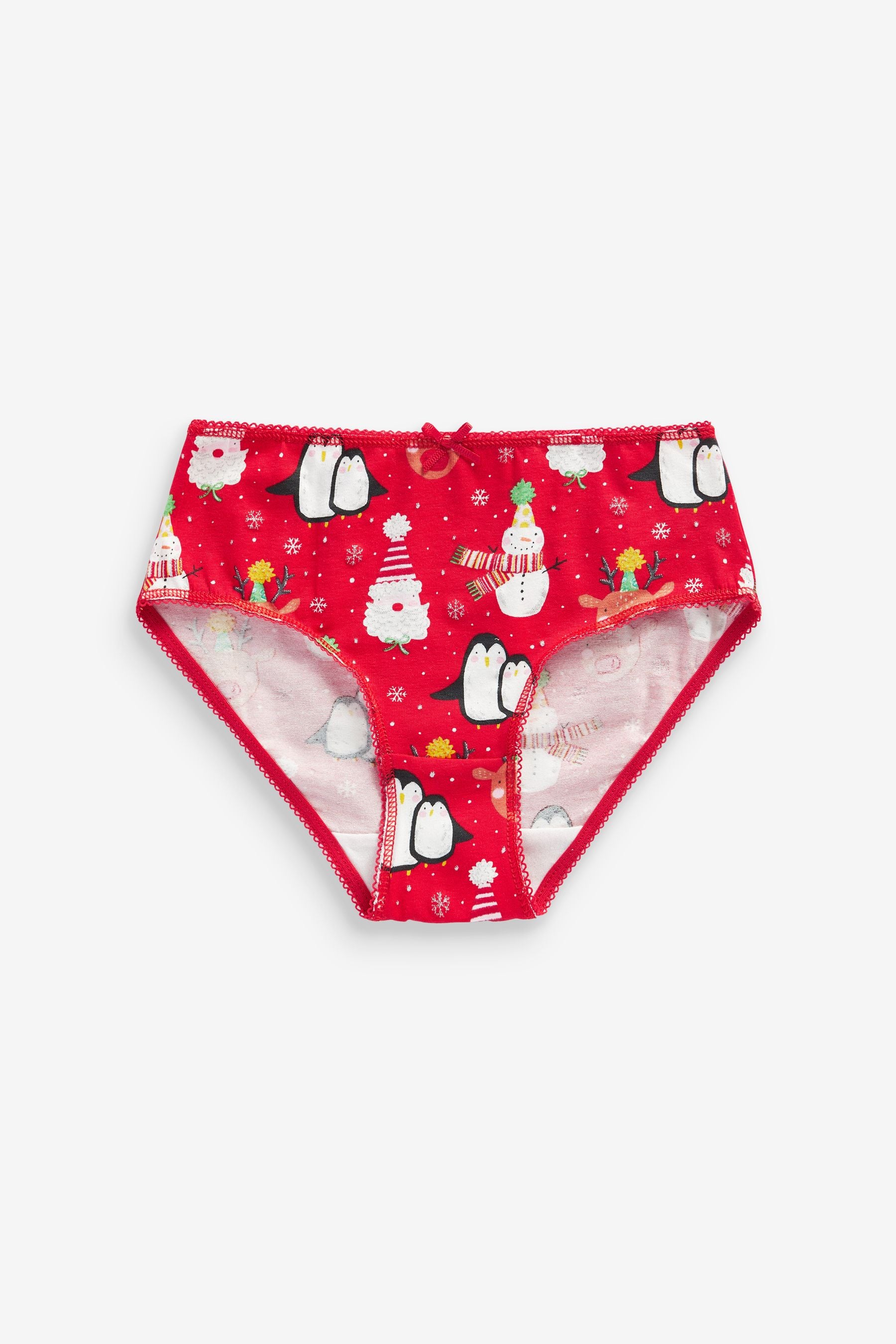 Red Christmas Briefs 3 Pack (1.5-12yrs)