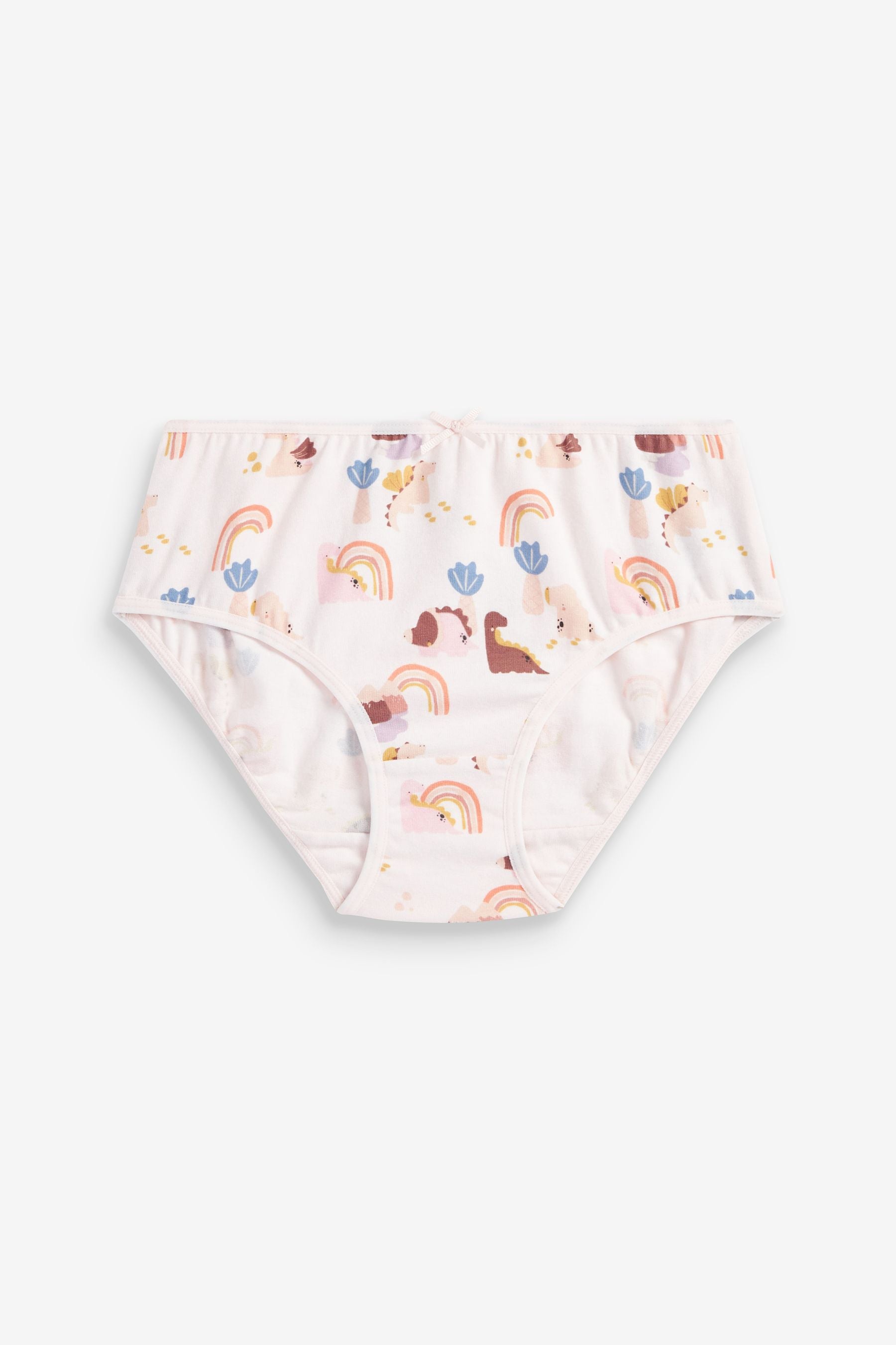 Pink/Cream Dragon Briefs 5 Pack (1.5-16yrs)