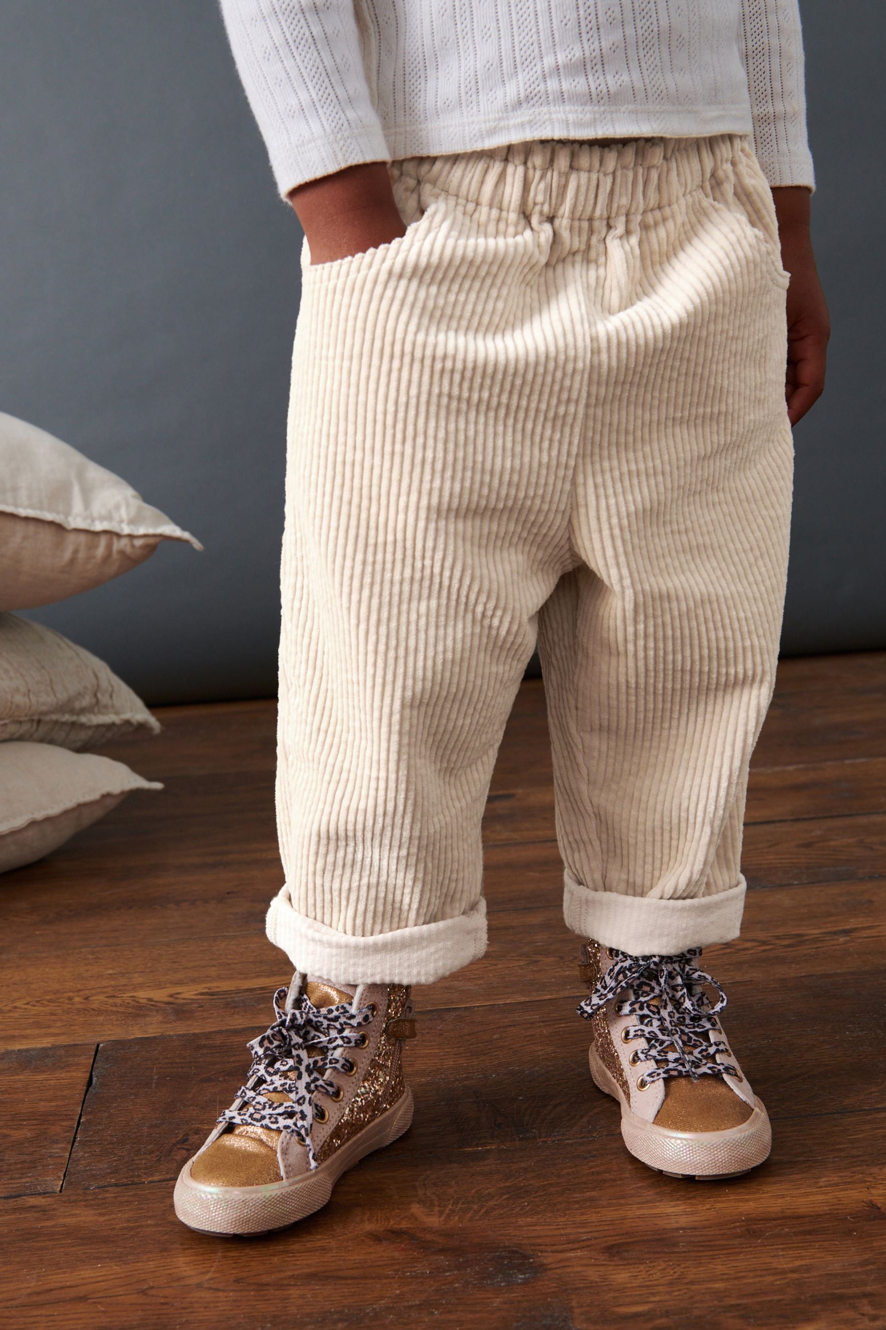 Natural Corduroy Trousers (3mths-7yrs)