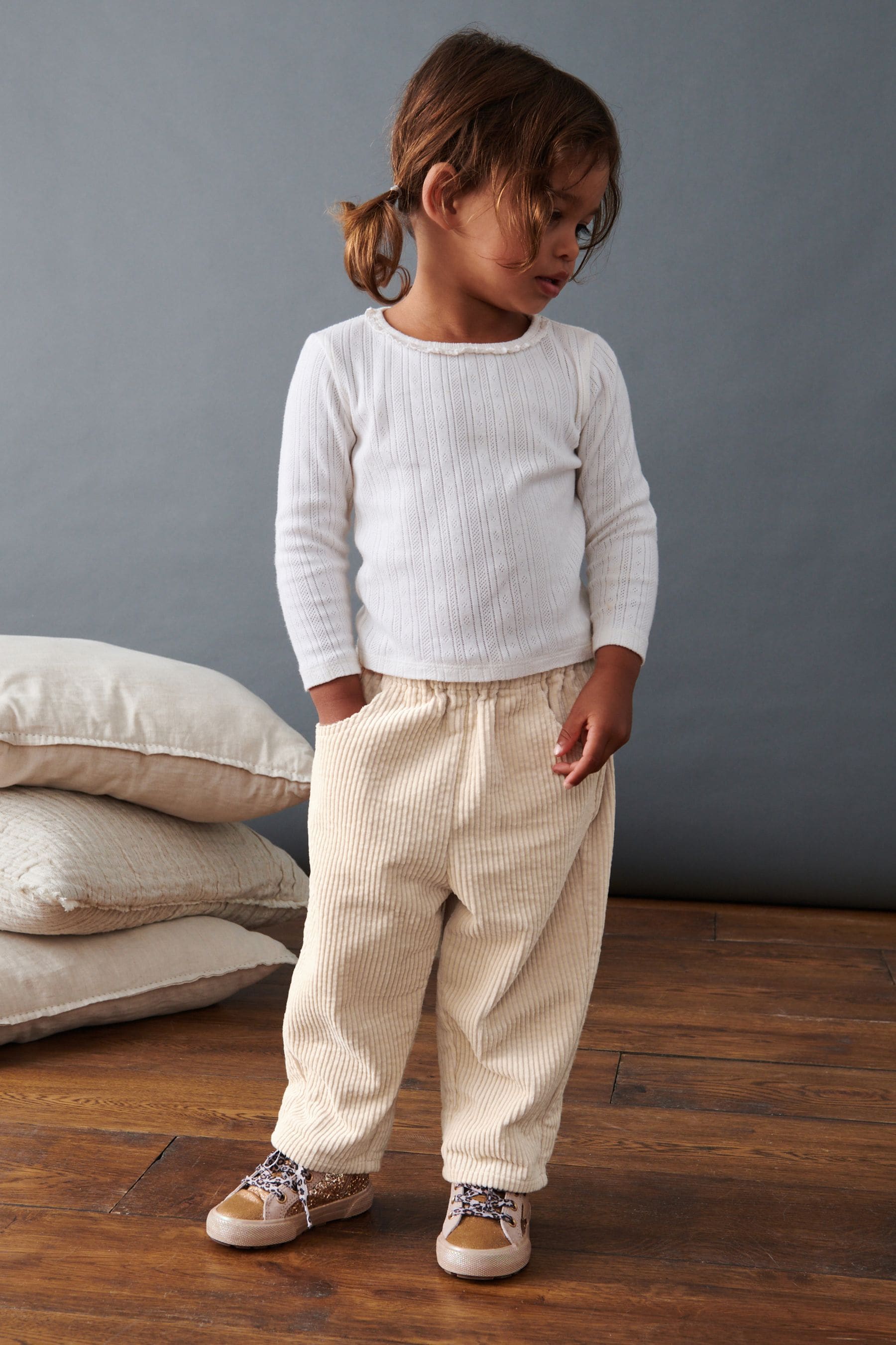 Natural Corduroy Trousers (3mths-7yrs)