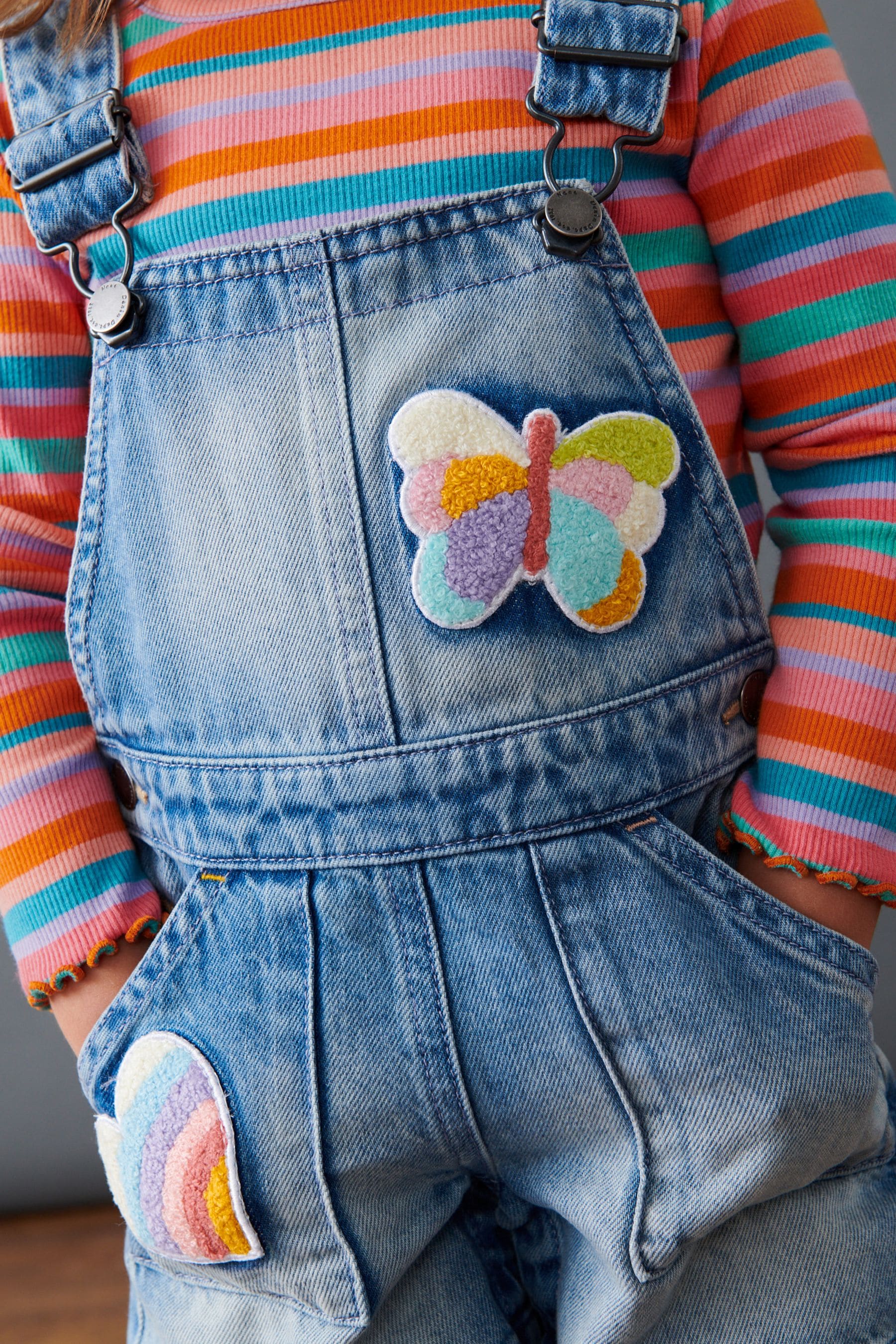 Denim Dungarees & Top 2 Piece Set (3mths-7yrs)