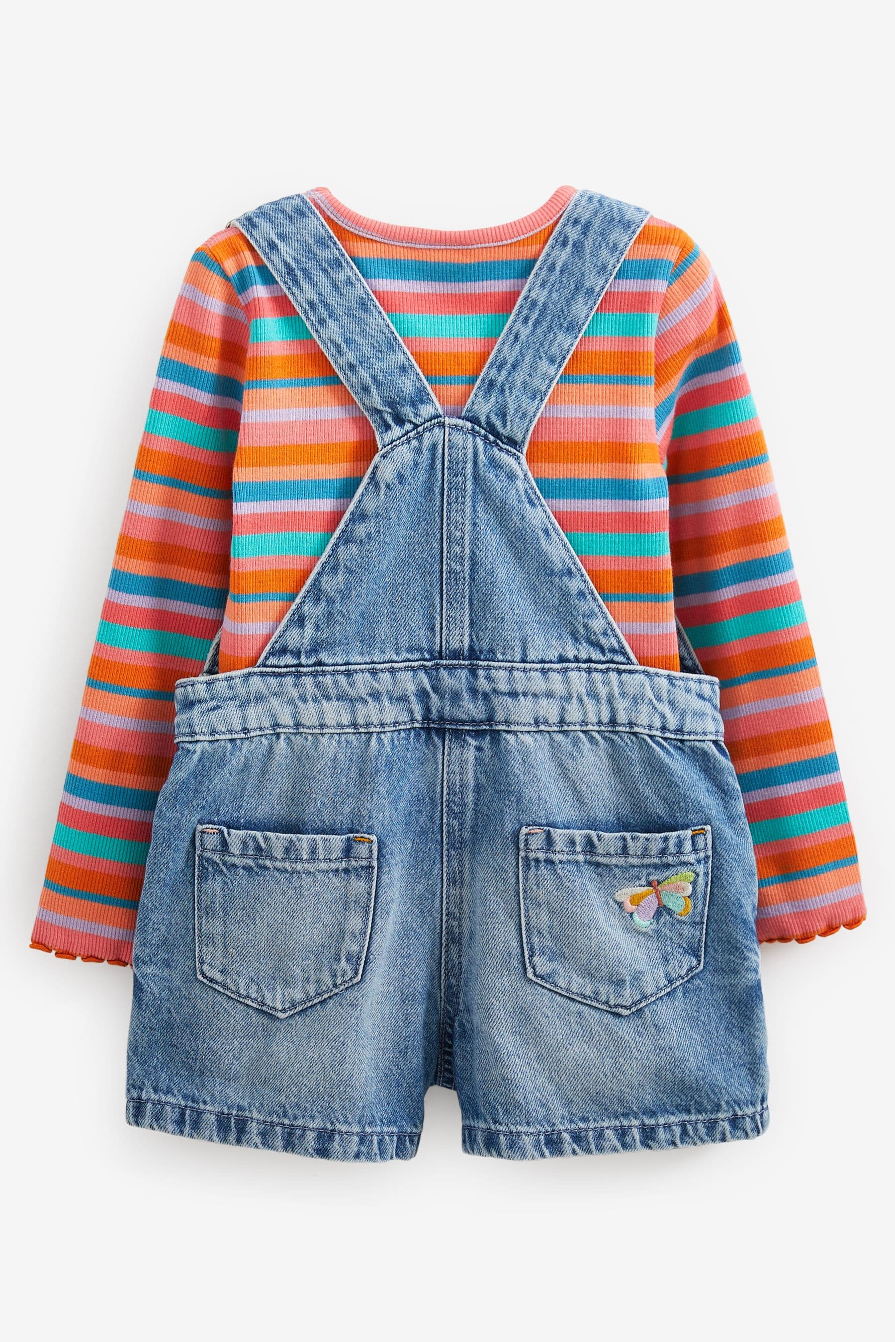 Denim Dungarees & Top 2 Piece Set (3mths-7yrs)