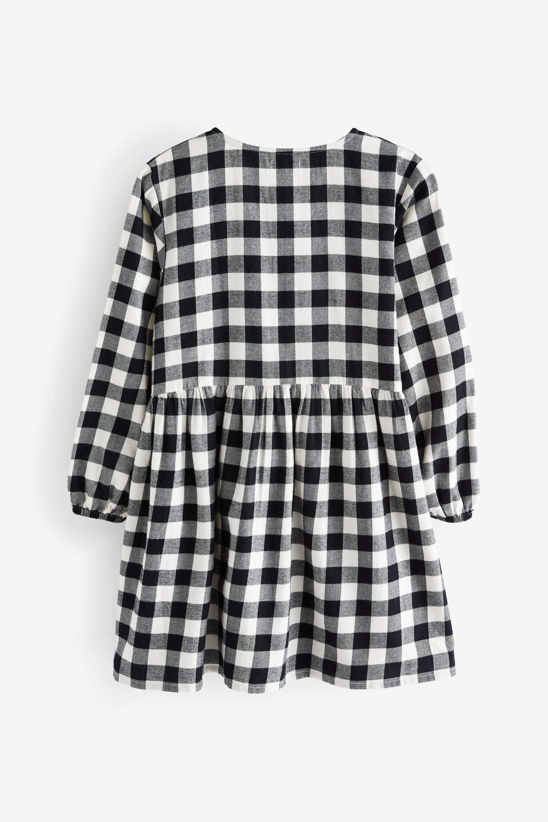 Black/White Check Relaxed Dress (3-16yrs)