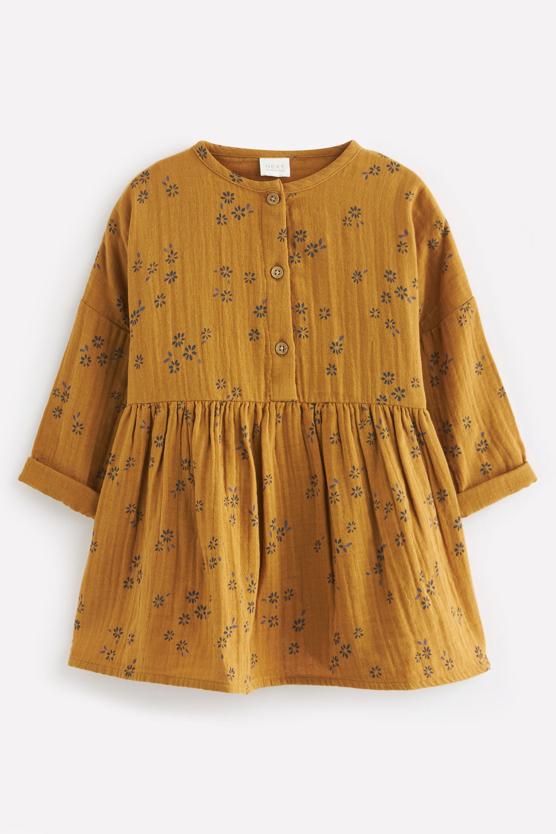 Yellow Ditsy Relaxed Dress (3mths-8yrs)