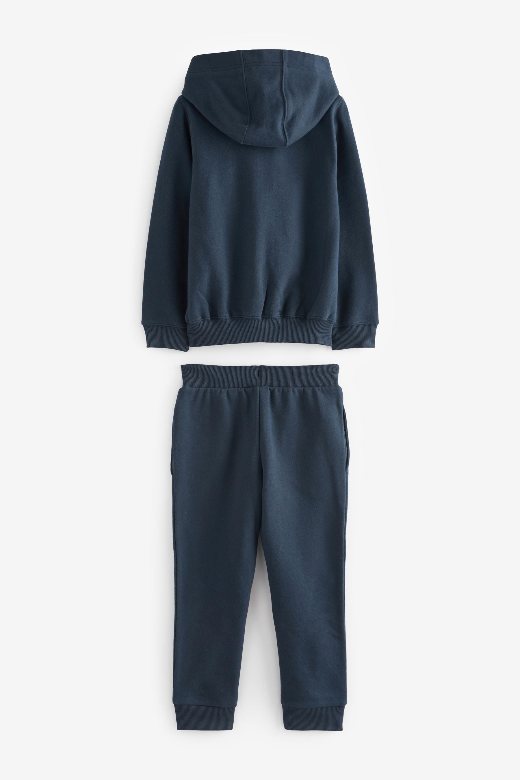 Navy Blue Zip Through Hoodie And Joggers School Sports Set (3-16yrs)