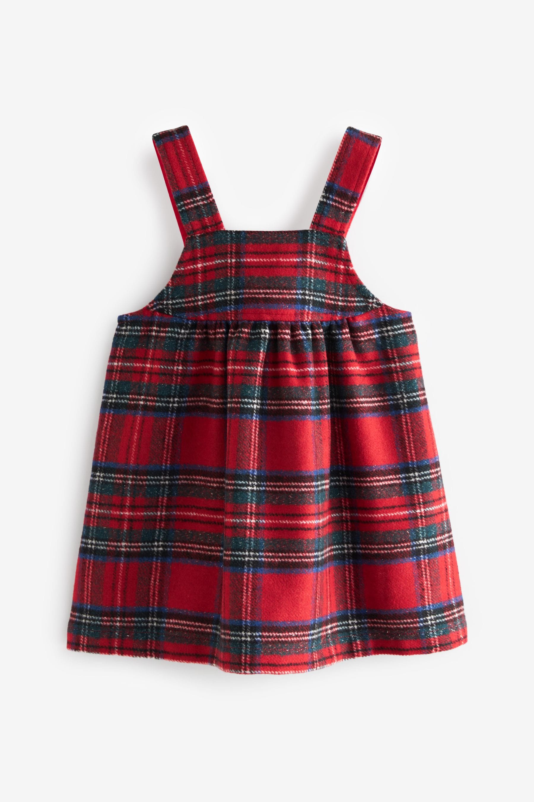 Red Check Pinafore Dress (3mths-8yrs)